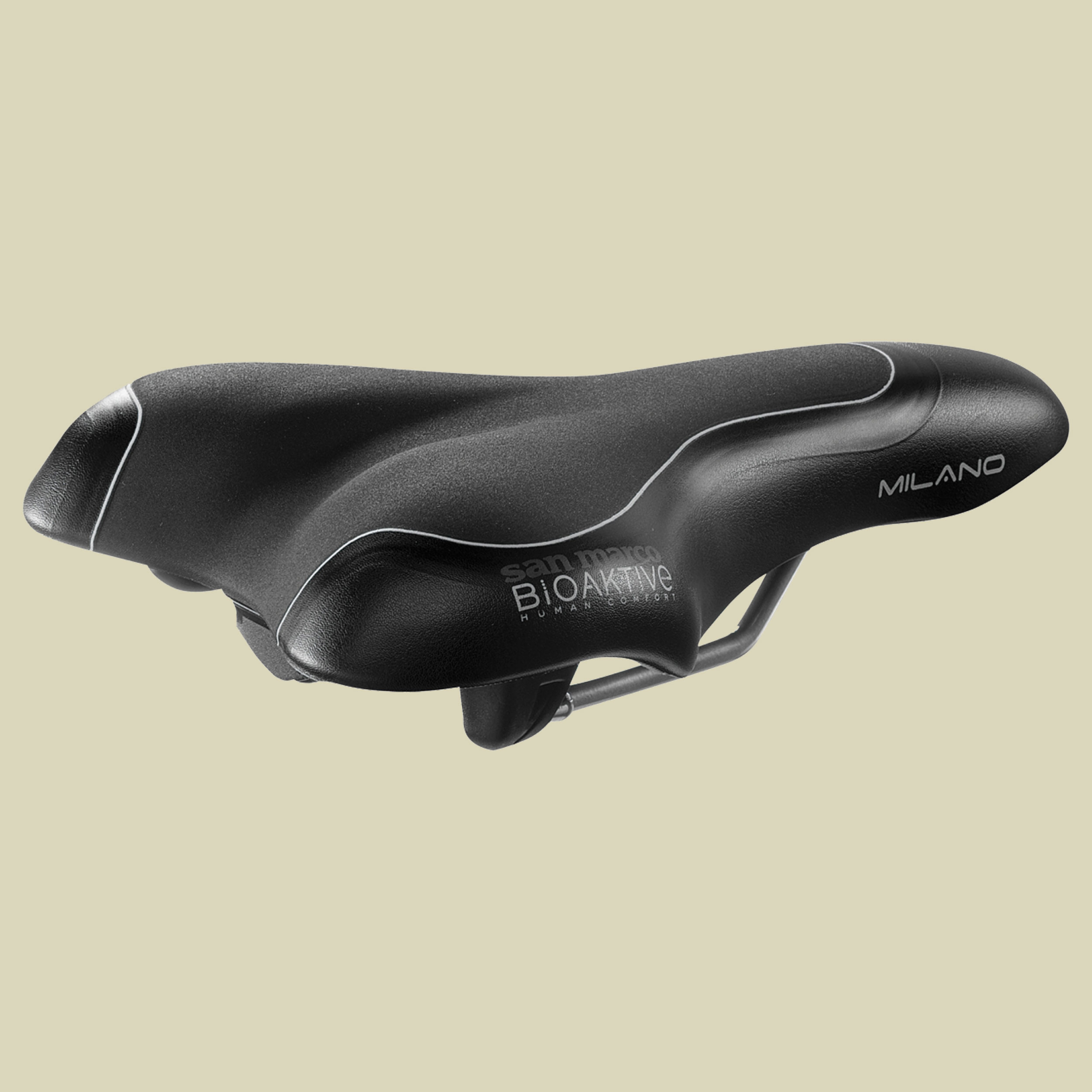 Milano Glamour Advanced Sitzbreite 175mm schwarz/dunkel grau