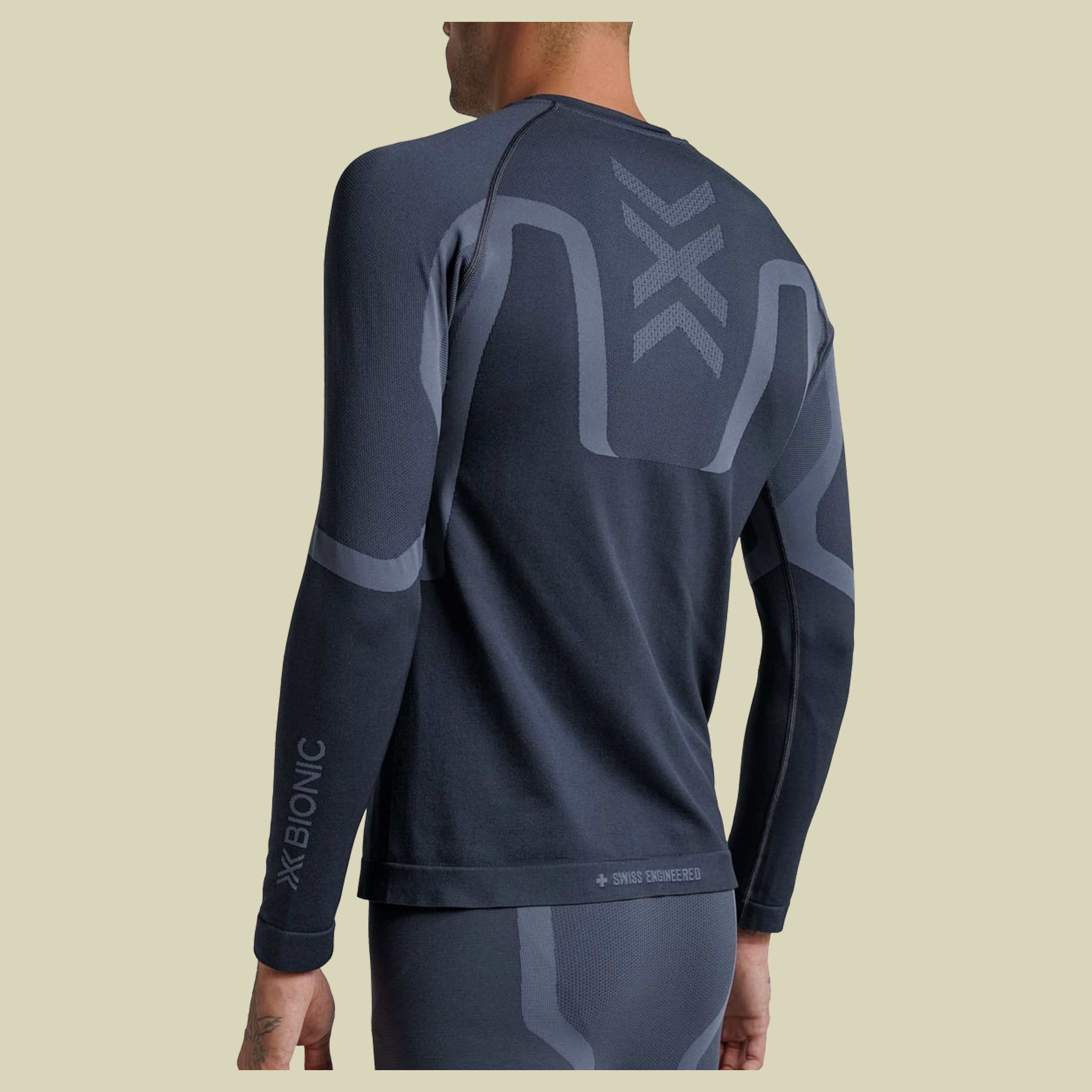 X-Bionic X-Ential Baselayer LS Men XL grau - anthracite