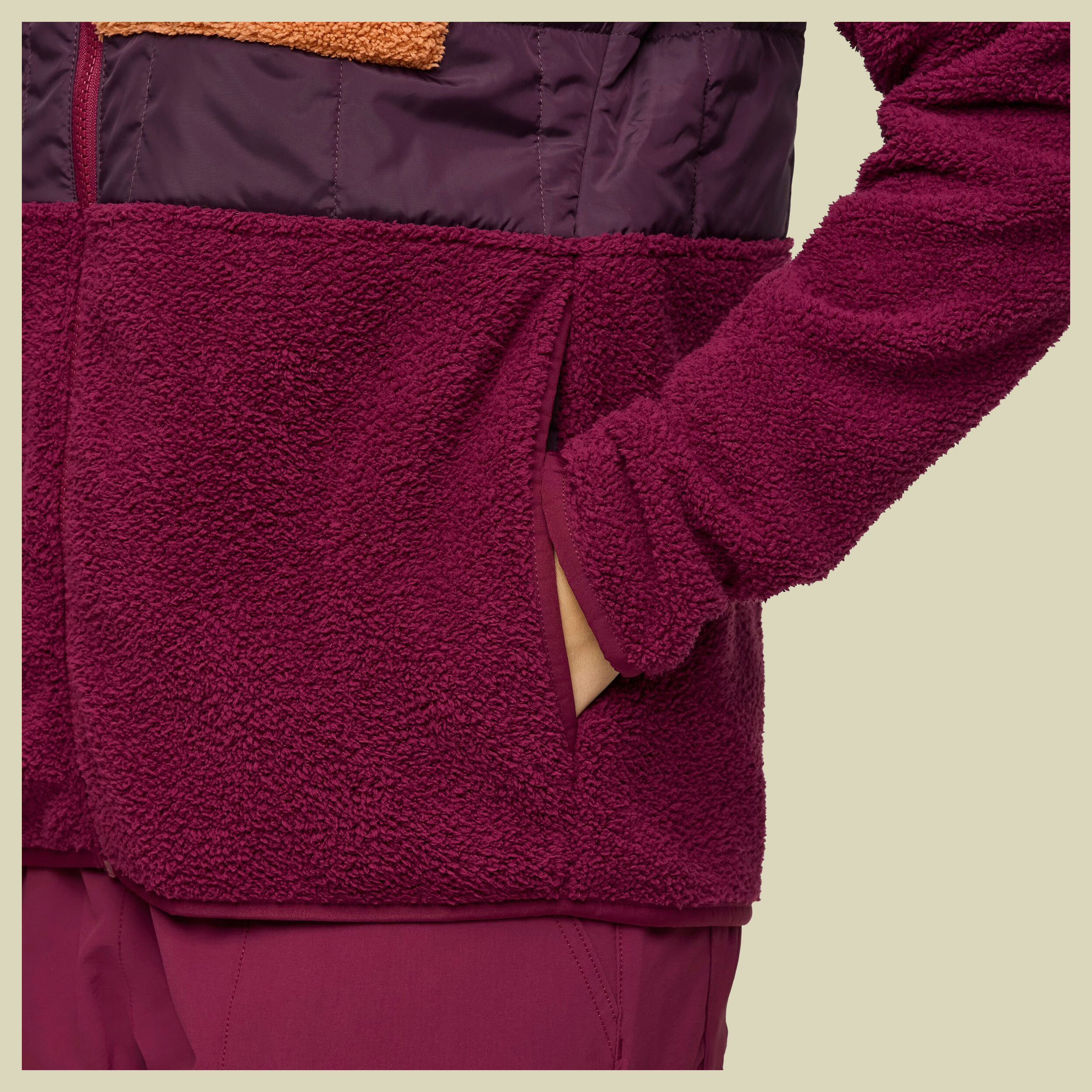 Trico Hybrid Hooded Jacket Women S lila -  blackberry and jam 