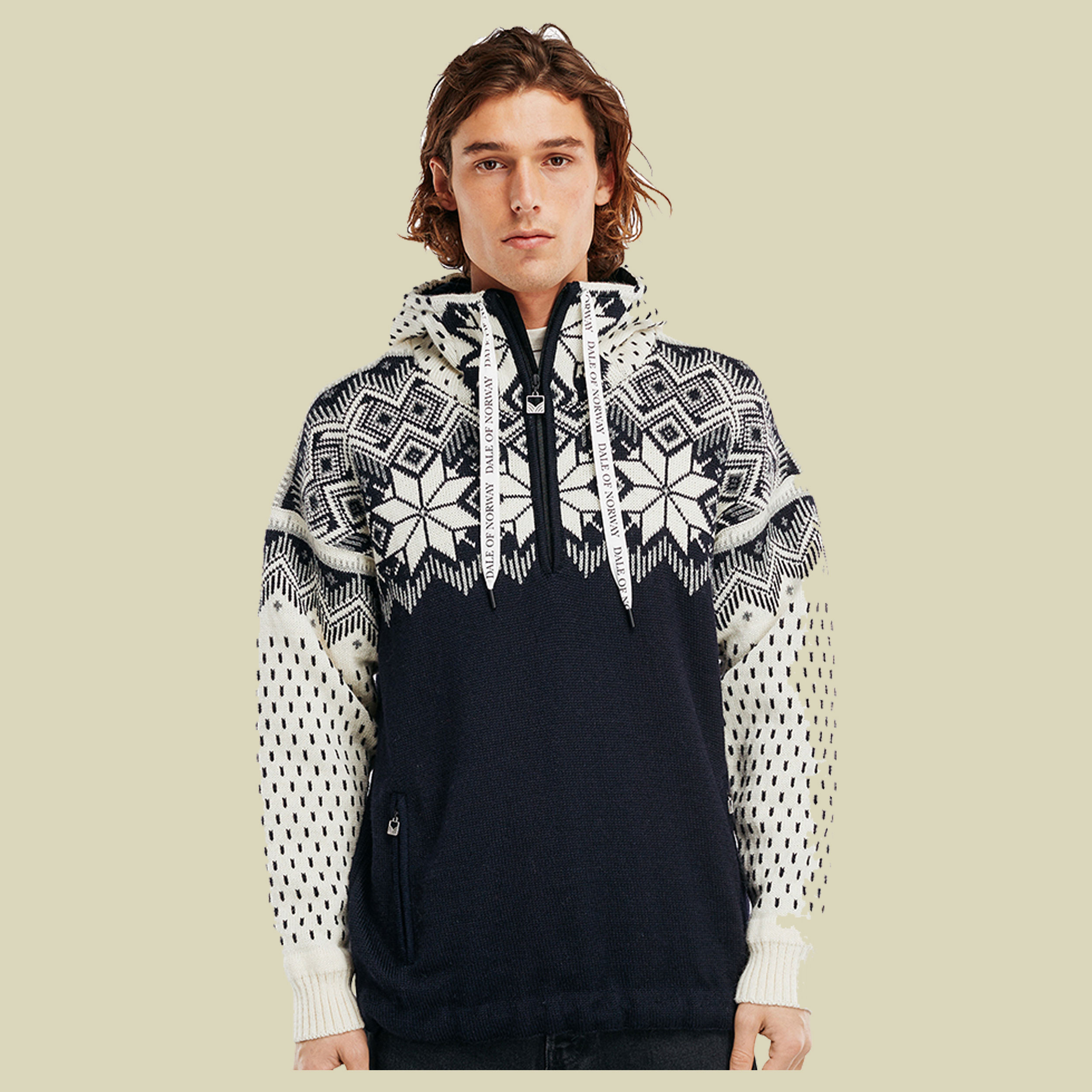 Vegard Weatherproof Hoodie Men Größe S Farbe navy/off white/smoke