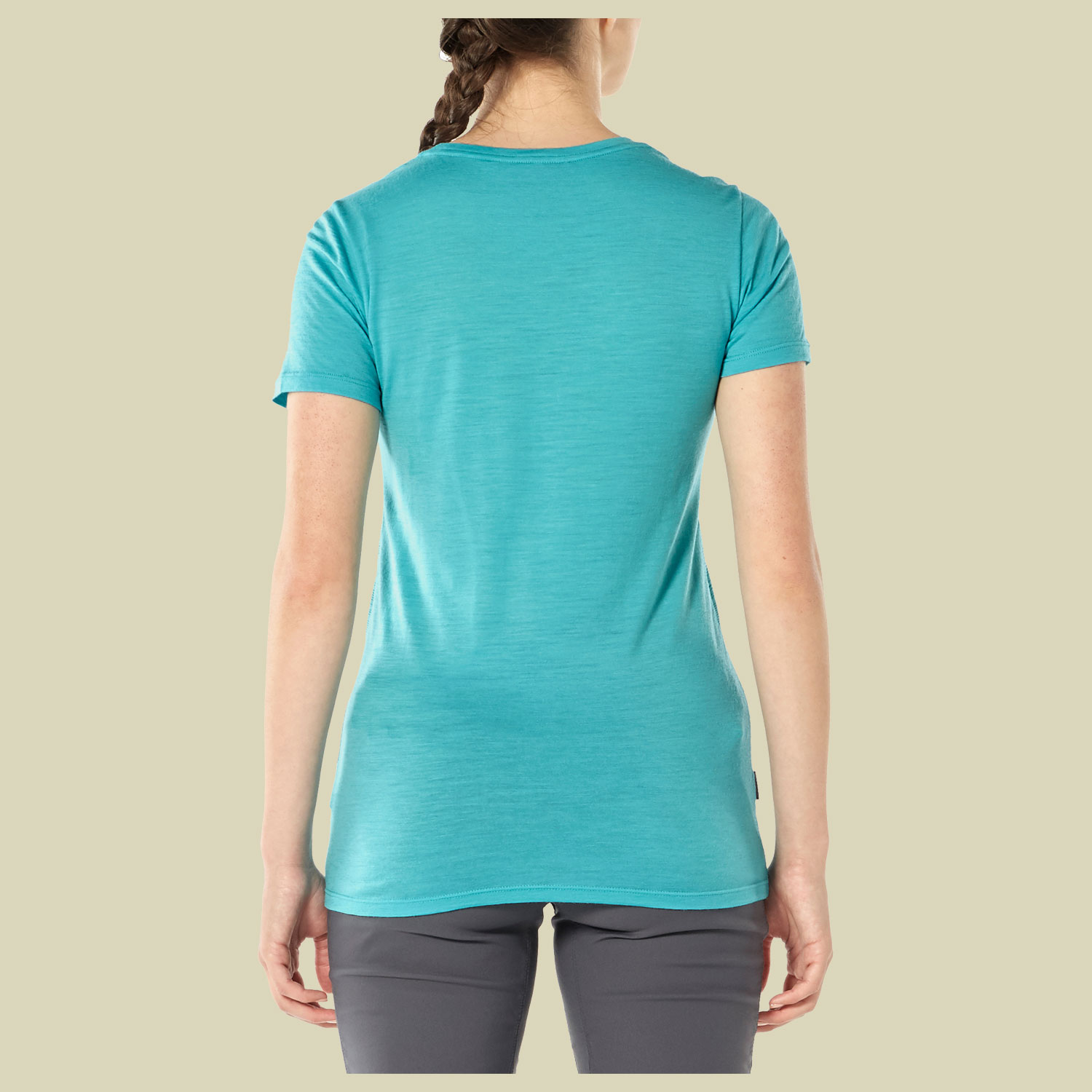 Tech Lite SS Scoop Graphic Collection Women Größe L  Farbe 1000 lines lagoon