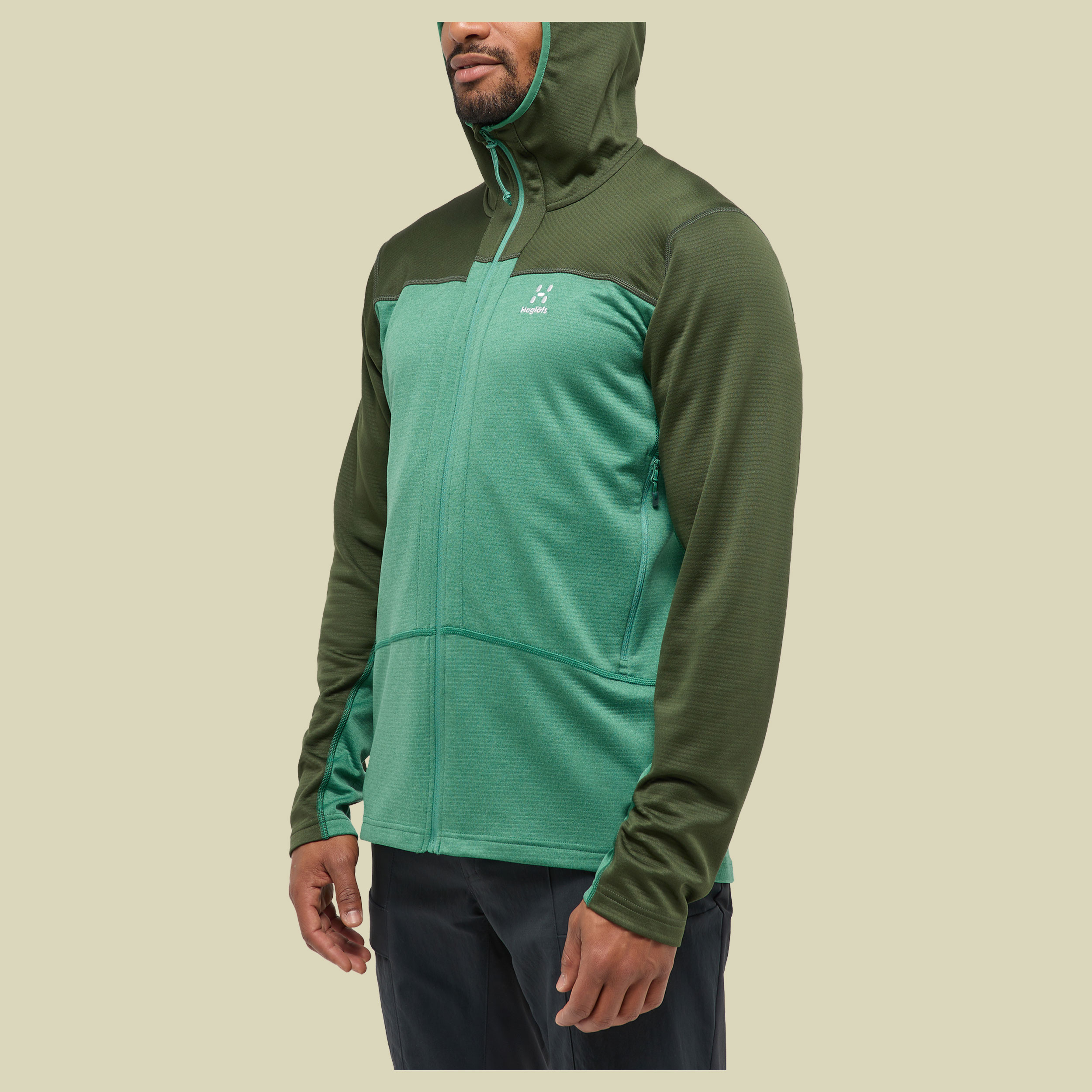 Roc Flash Mid Hood Men XL grün - seaweed green/dk jelly green