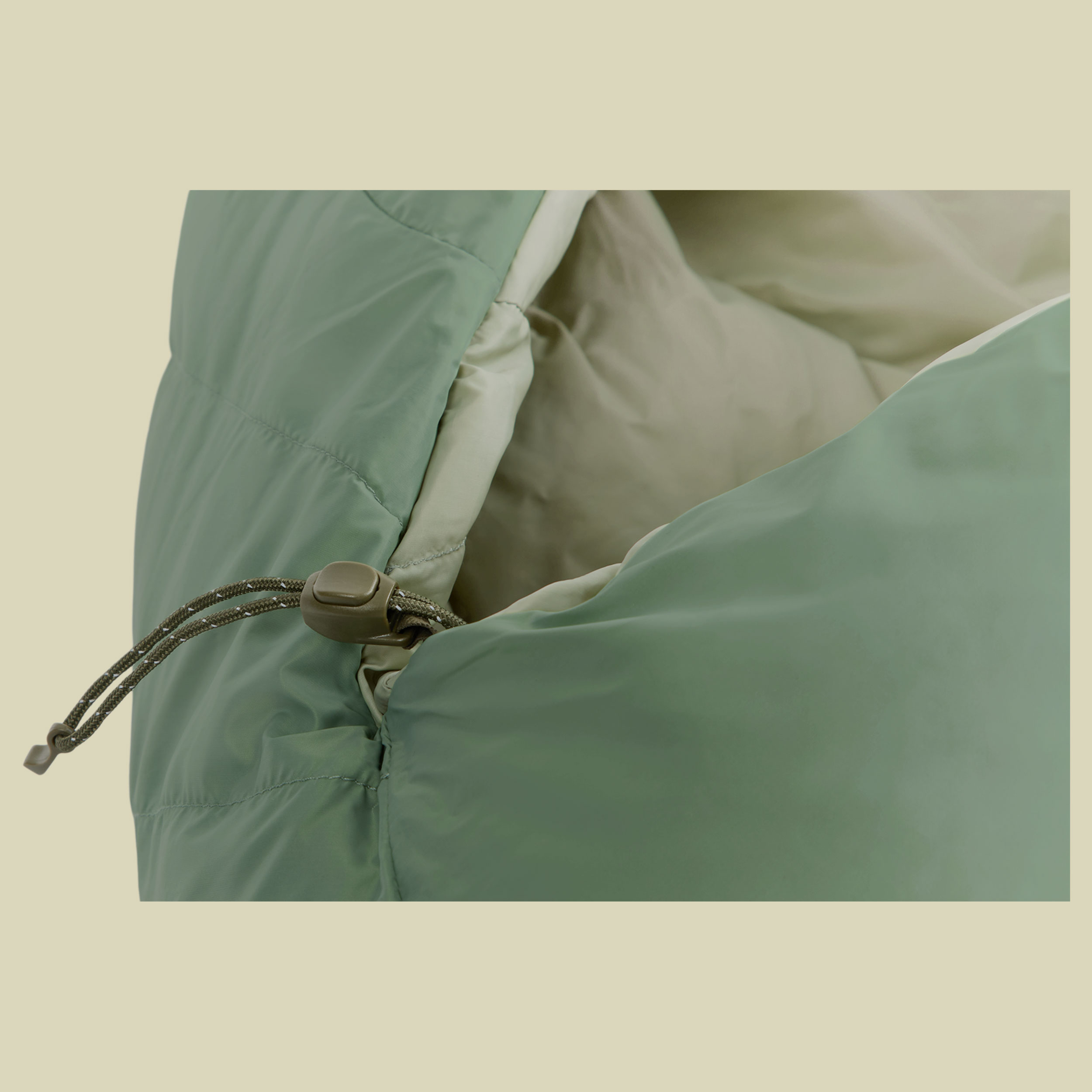 Ides 0 Grad Wide Mummy Sleeping Bag 205 cm links hedge green XL