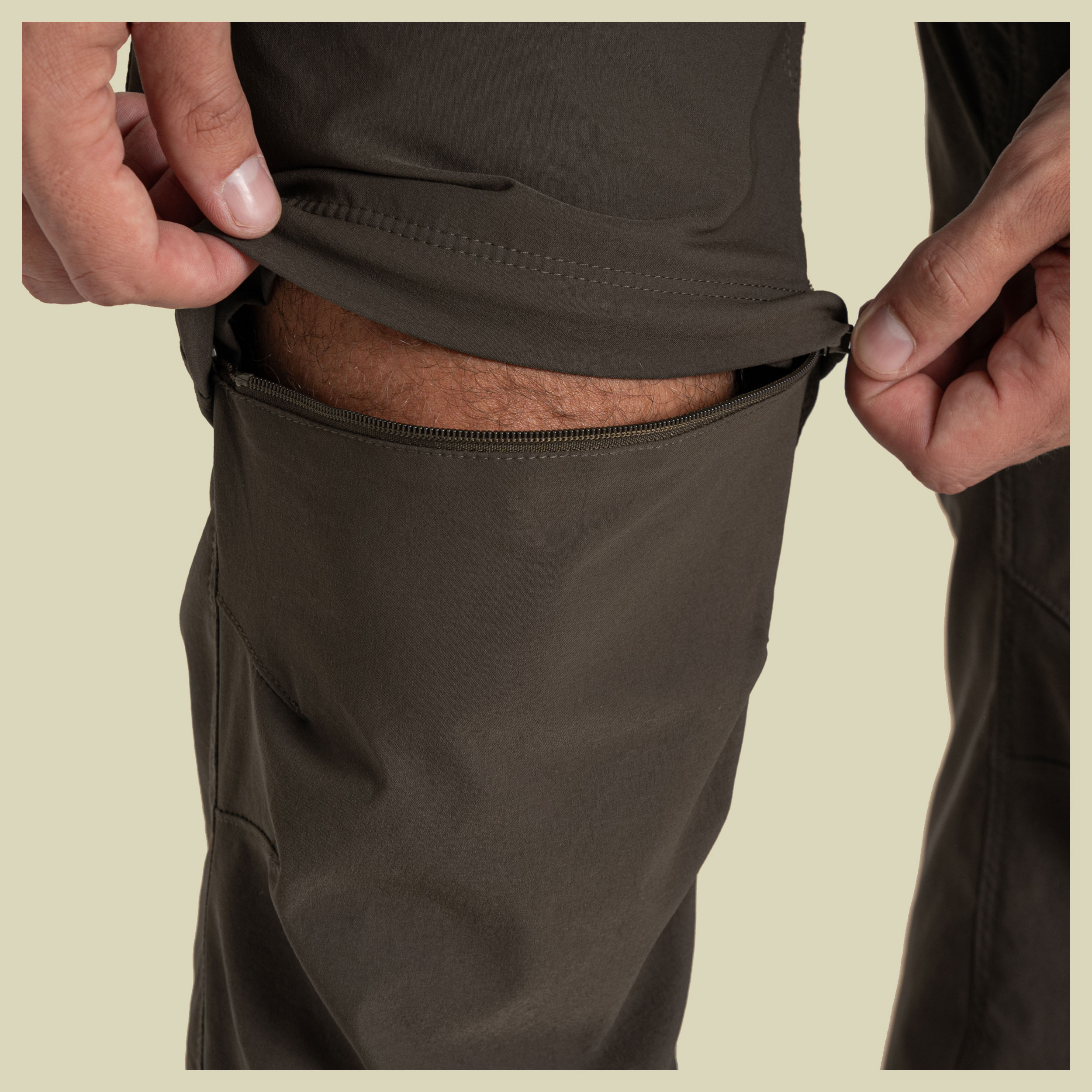 NosiLife Pro Convertible Trousers III Men braun II 56 - woodland green (40'')