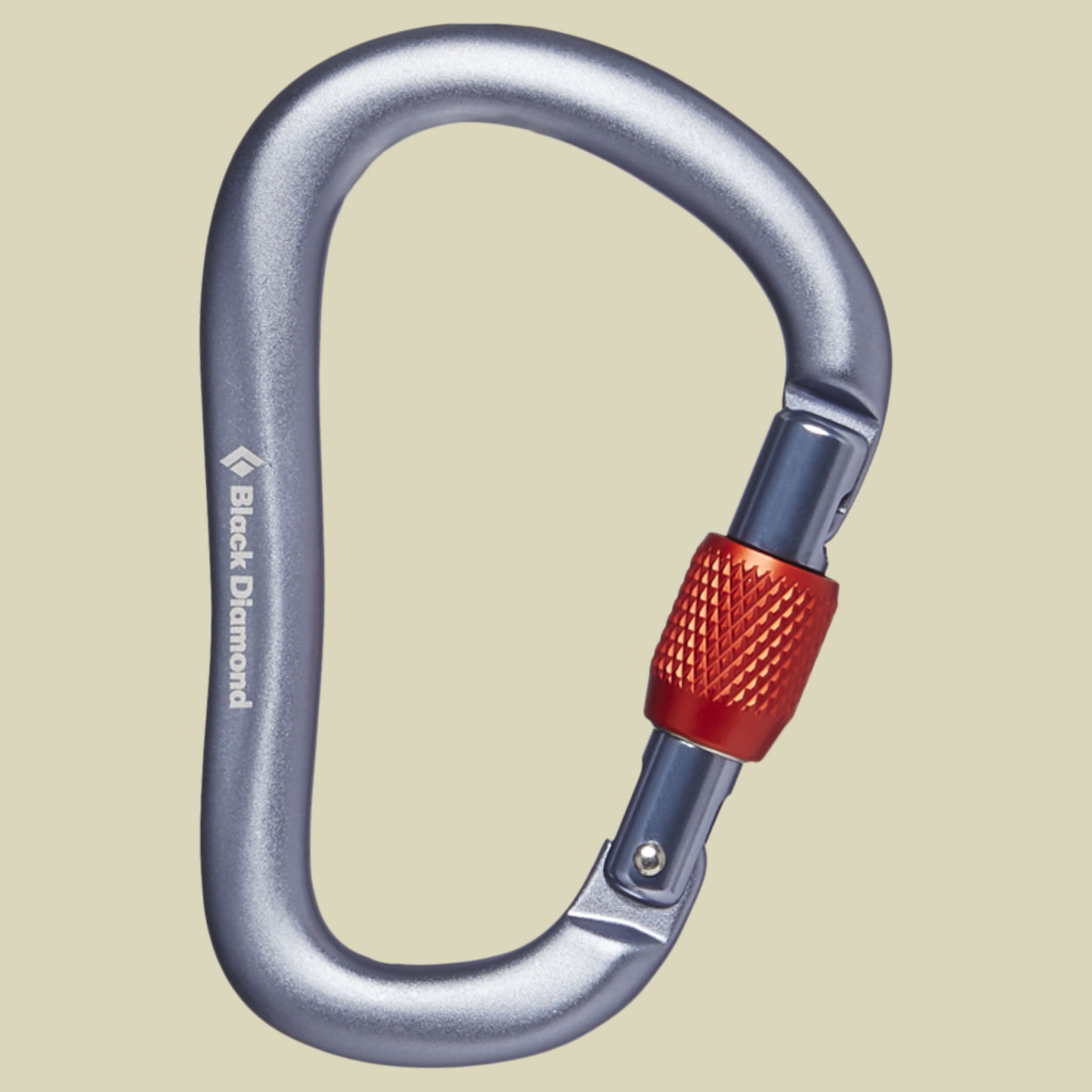 RockLock Screwgate Carabiner Farbe gray