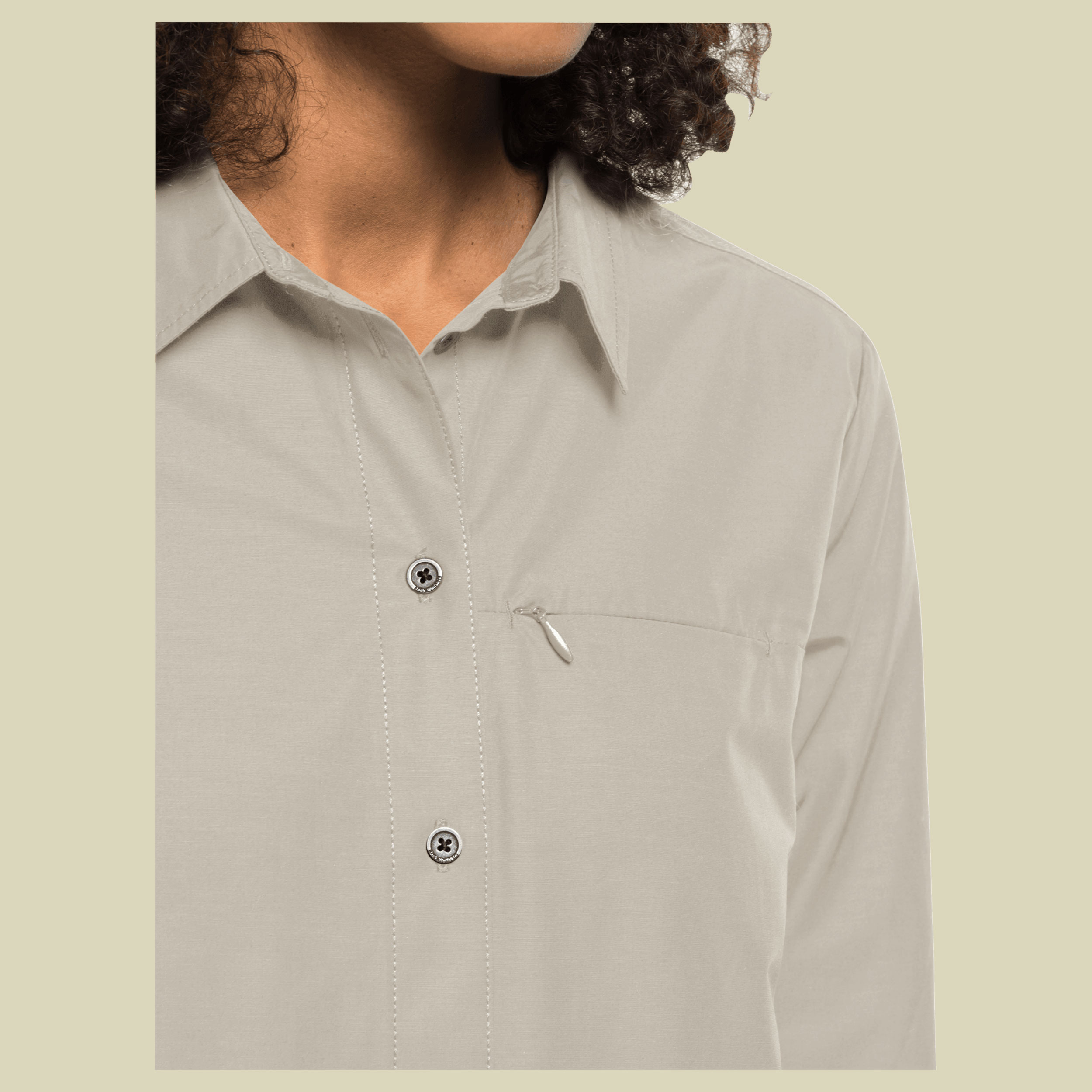 Lakeside Roll-Up Shirt Women Größe XL Farbe dusty grey