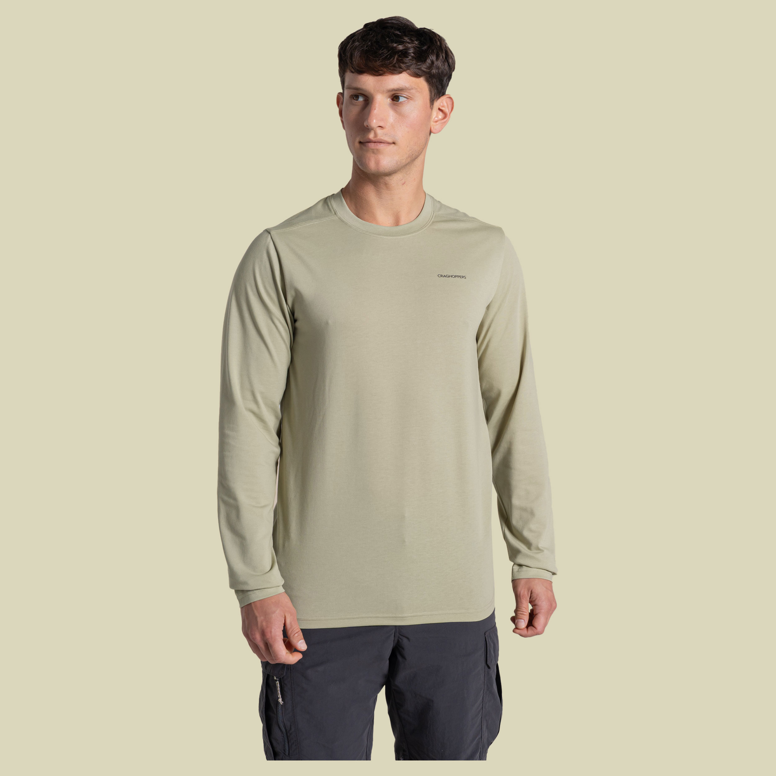 Nosilife Abel Long Sleeved T-Shirt Men S grün2 - bayleaf