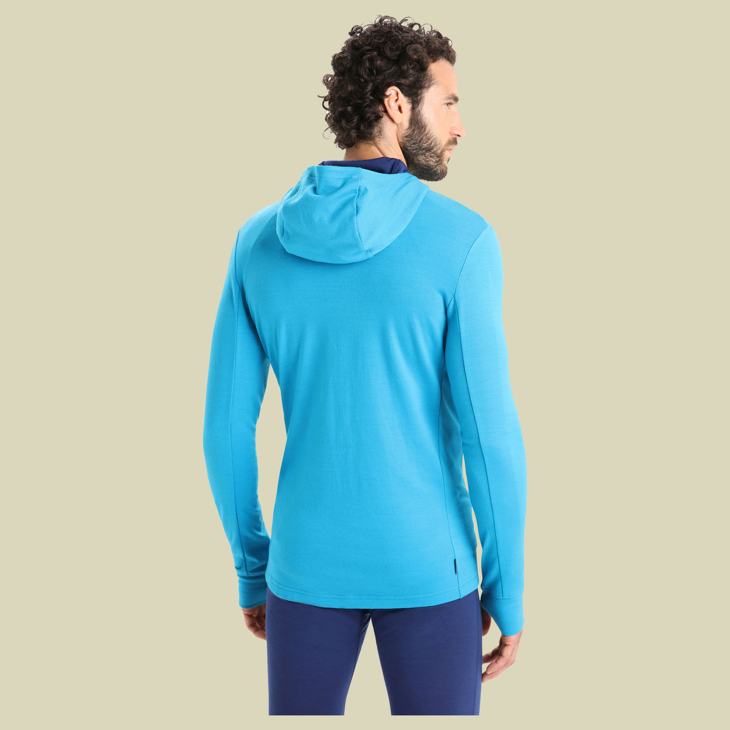 Quantum III LS Zip Hood Men Größe S Farbe geo blue/royal navy/cb