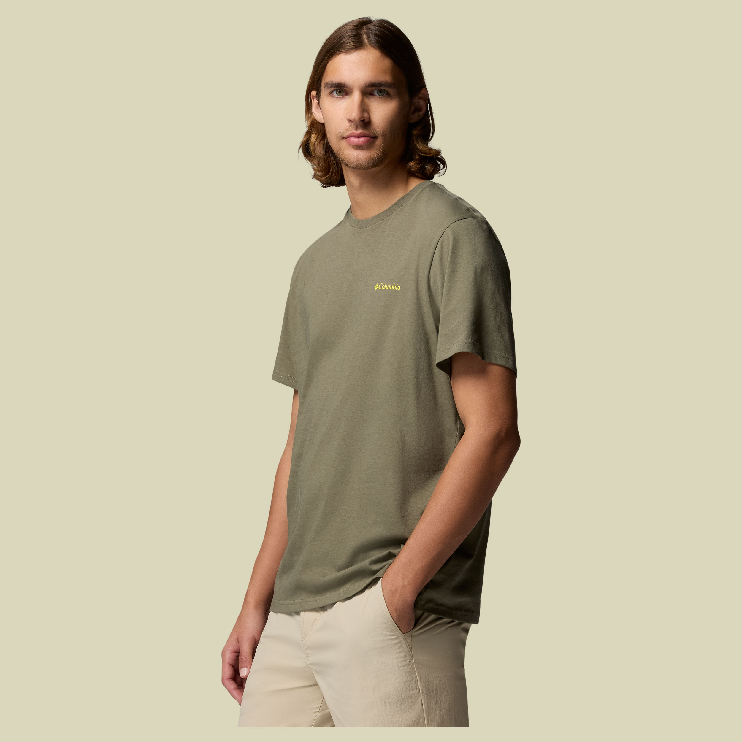 CSC Outdoor Back Graphic T-Shirt Men L grün - stone green