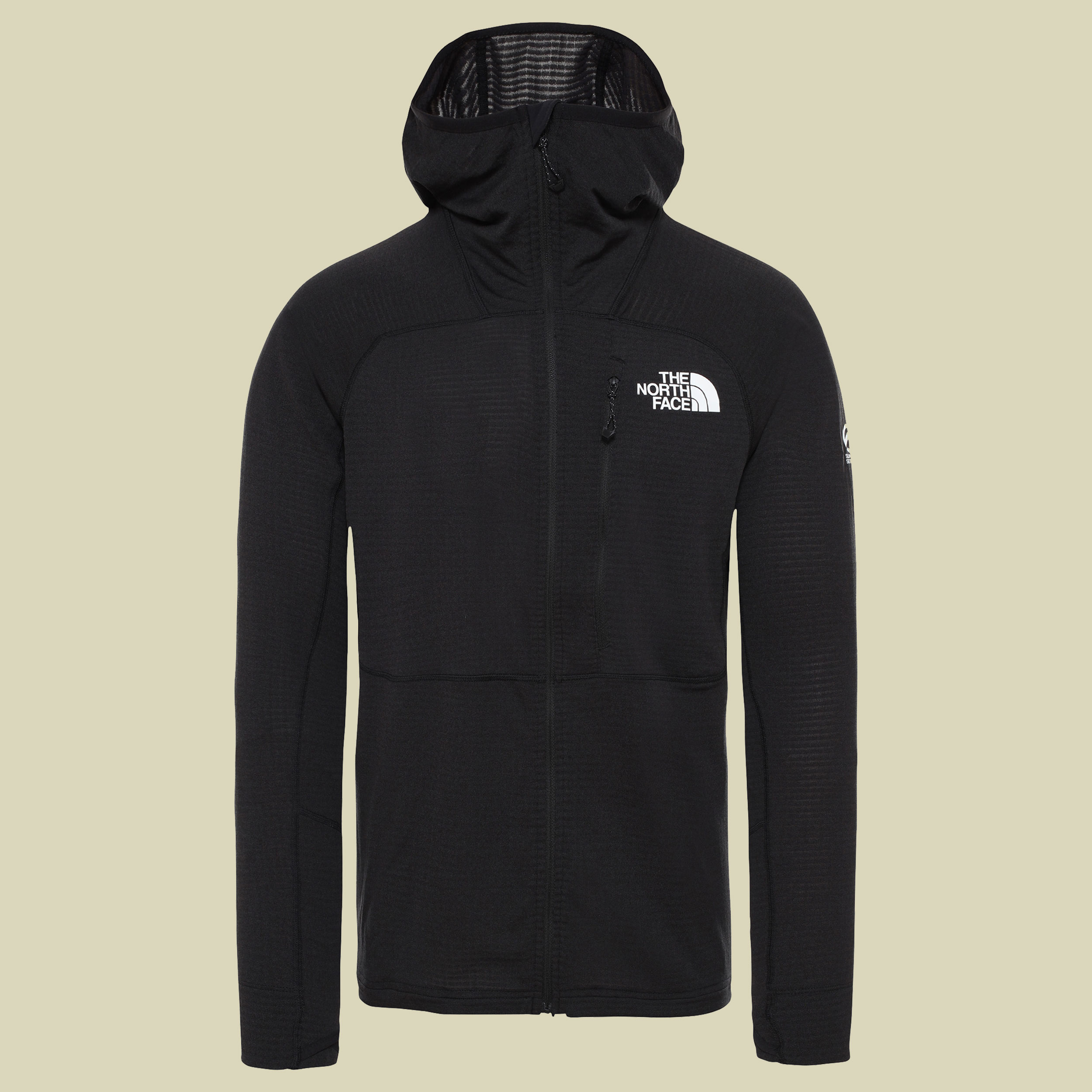 Summit L2 Power Grid LT Hoodie Men Größe S Farbe TNF black