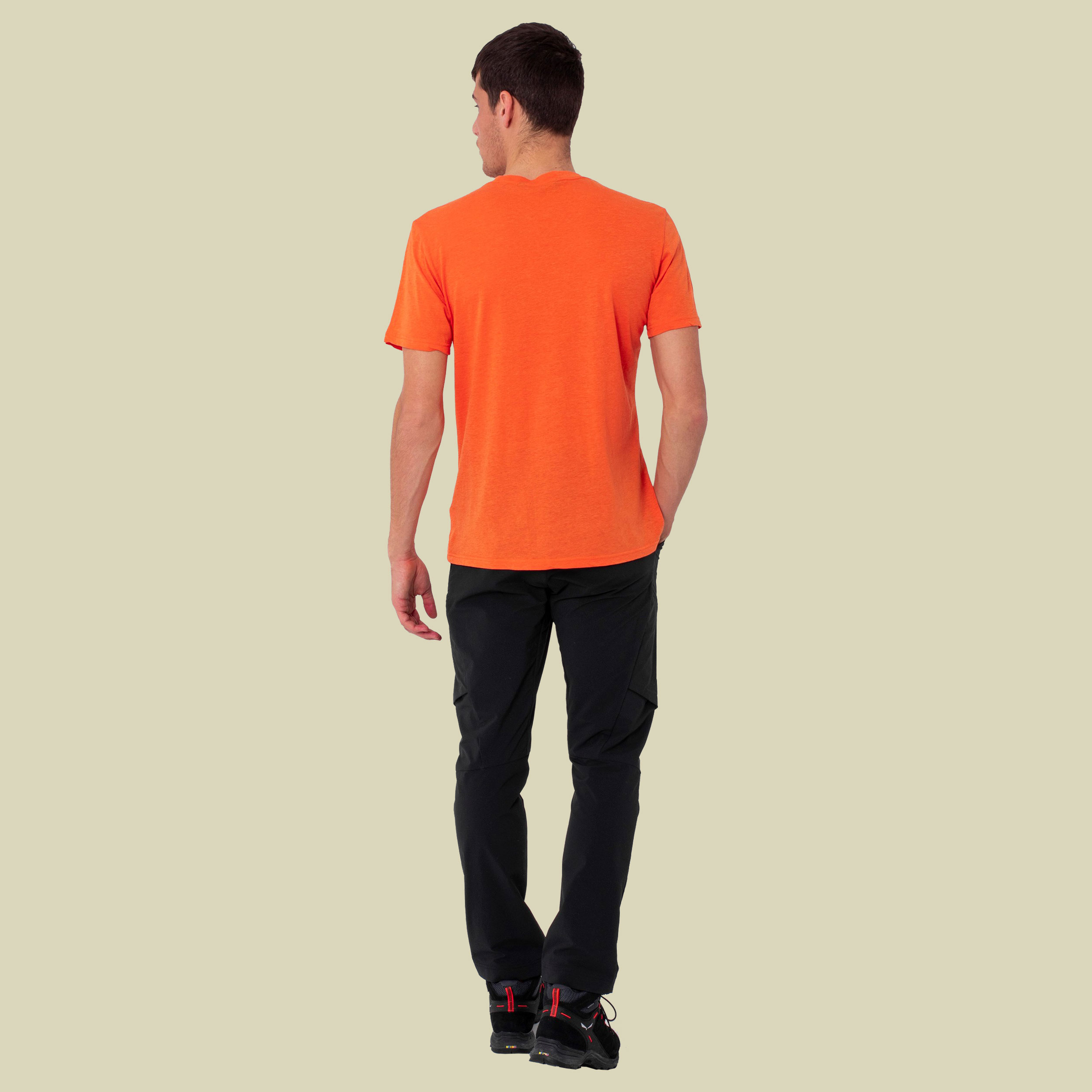 Alpine Hemp Logo M S/S Tee Men Größe XL Farbe red orange