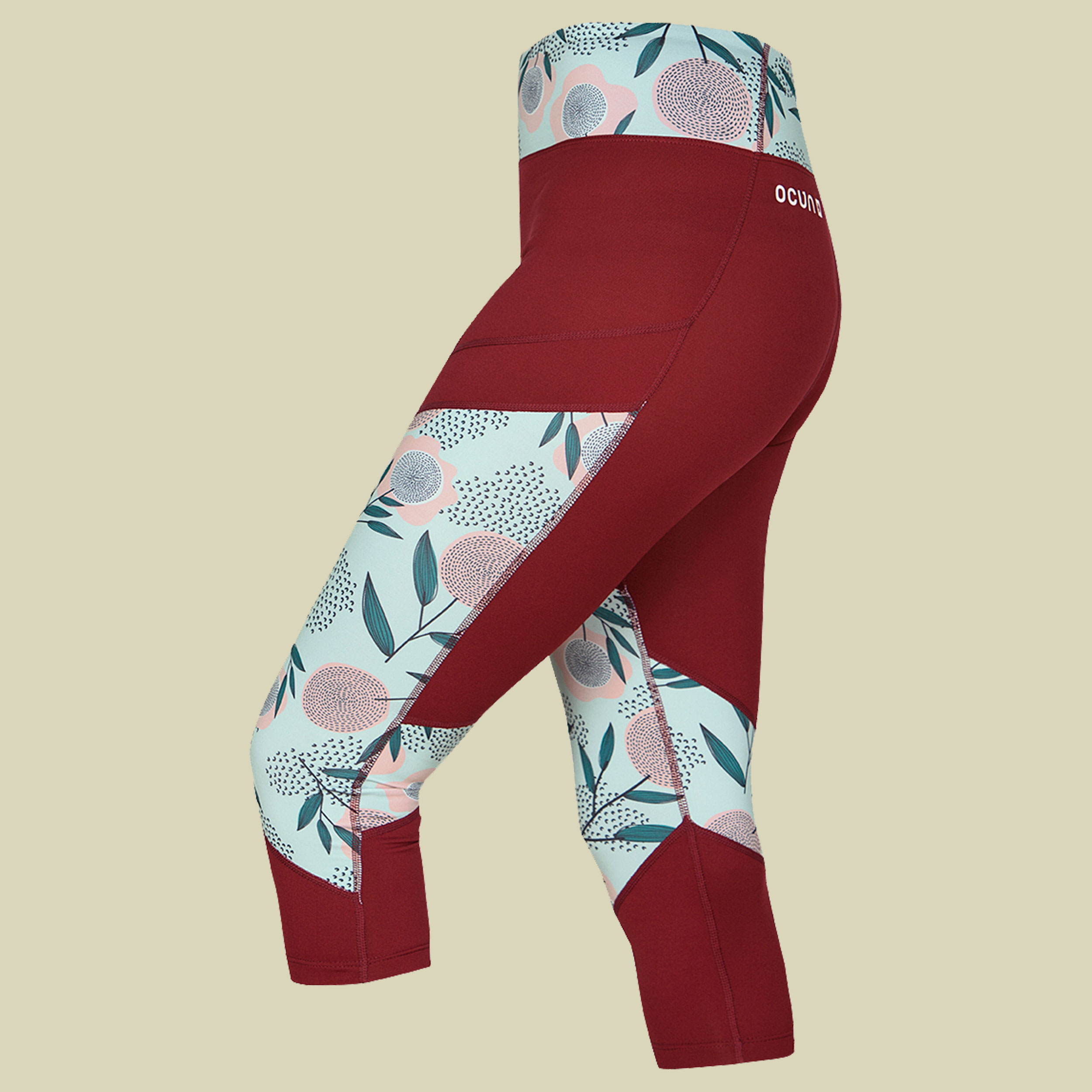 Rhea 3/4 Leggings Größe L  Farbe wine merlot