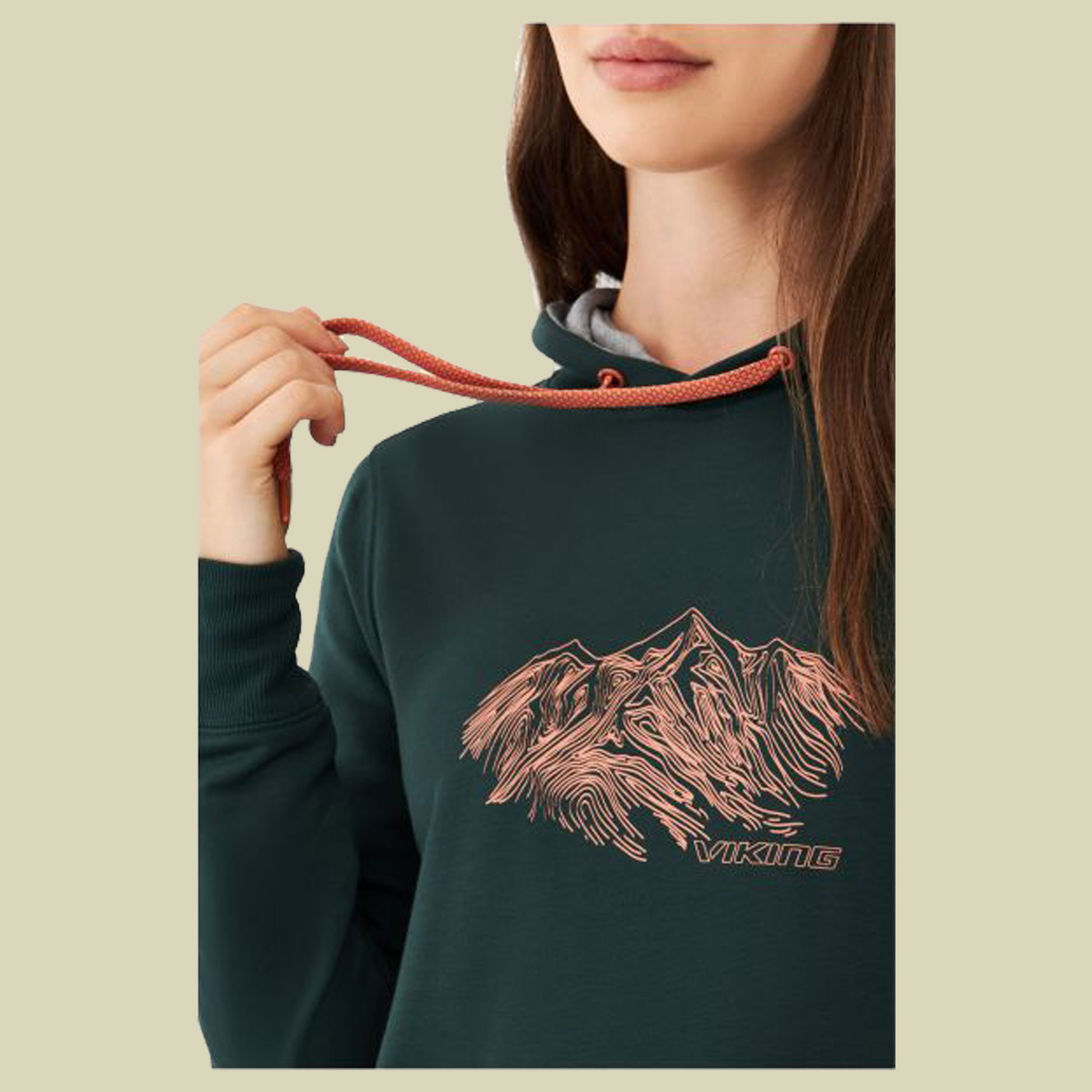 Midlayer Panaka Hoodie Bamboo Lady XS grün - farbe green