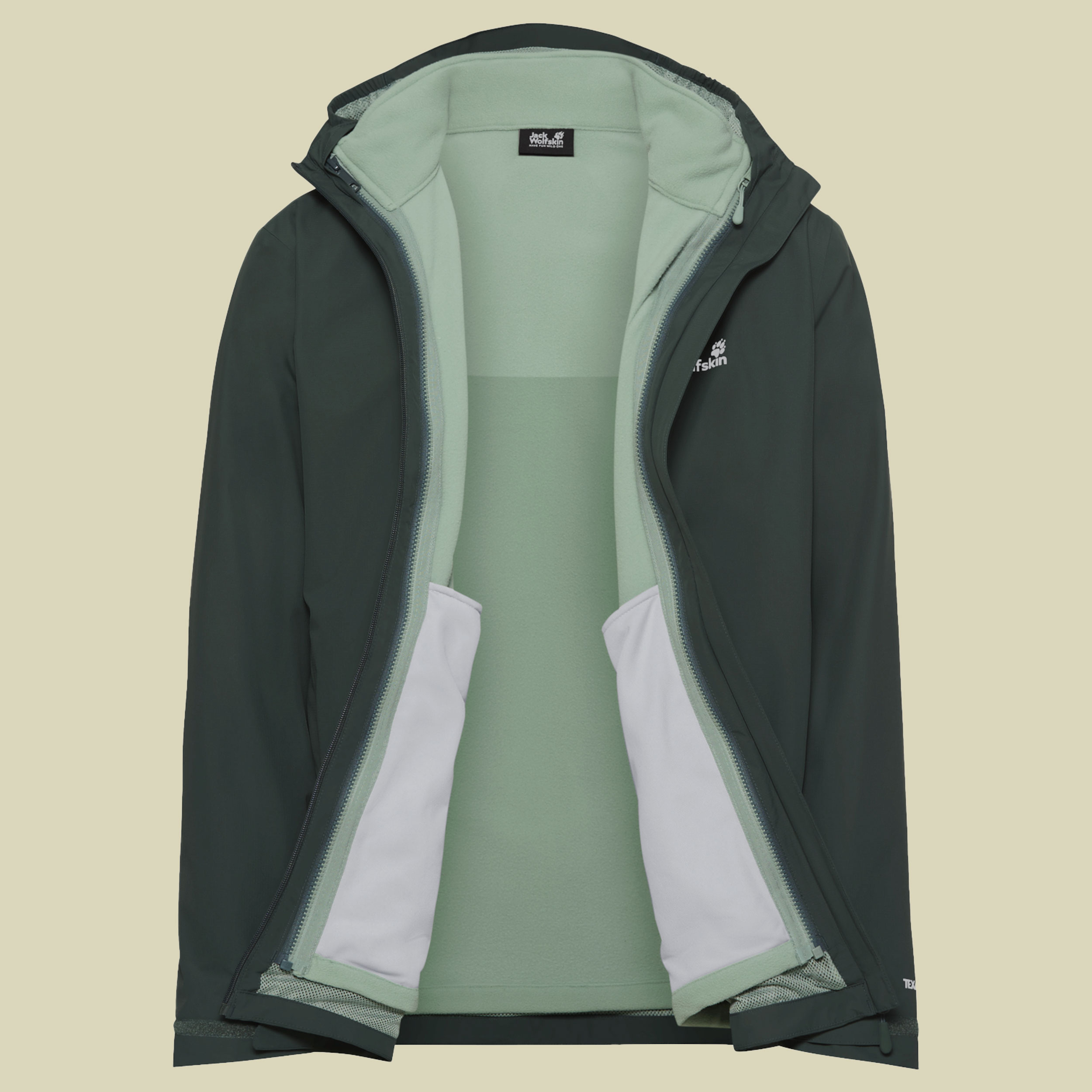 Outrovert 3in1 Jacket Men XXXL grün - sago palm