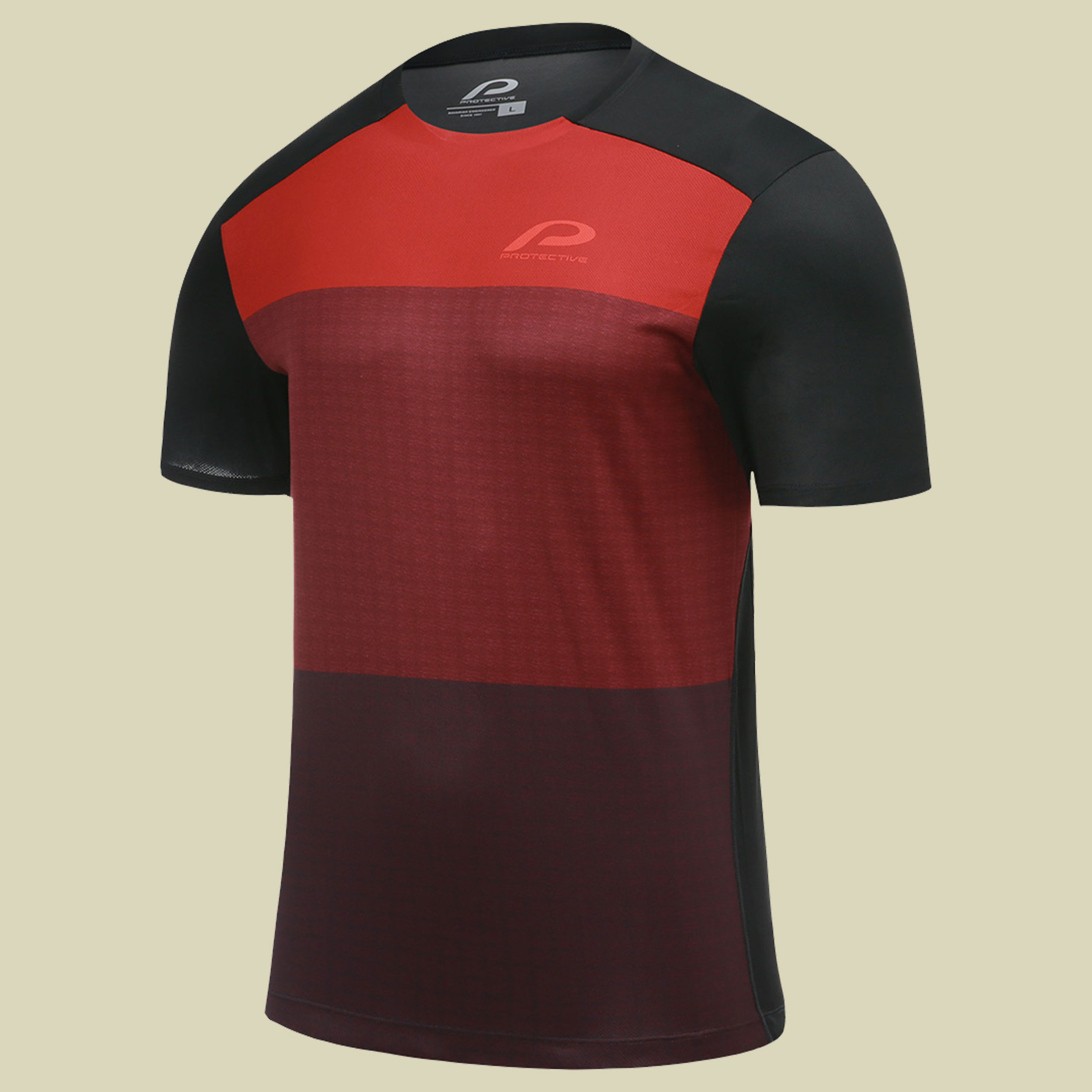 P-Shade Men Größe L  Farbe deep red