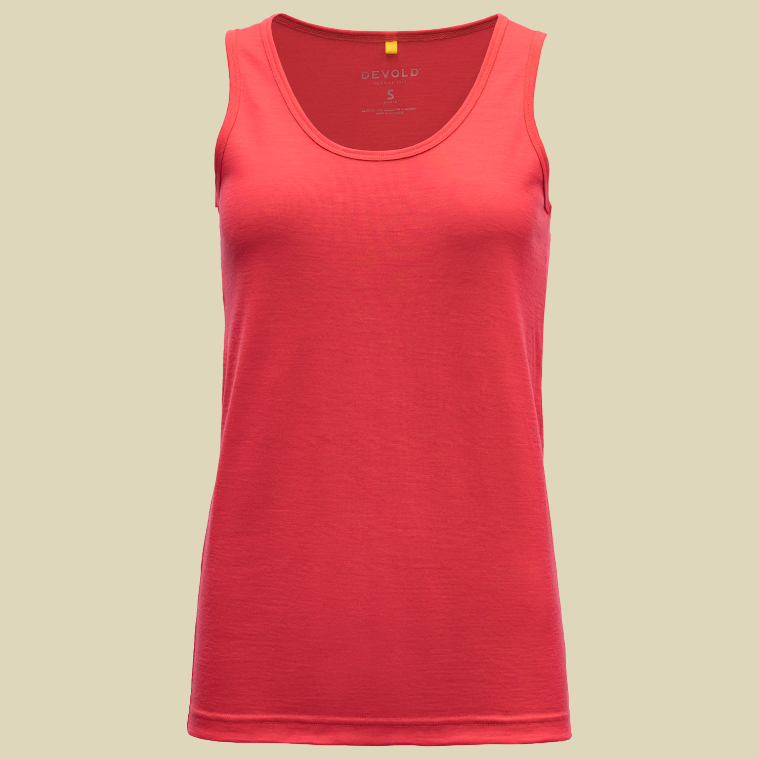 Eika Merino 150 Tank Women Größe XS Farbe poppy
