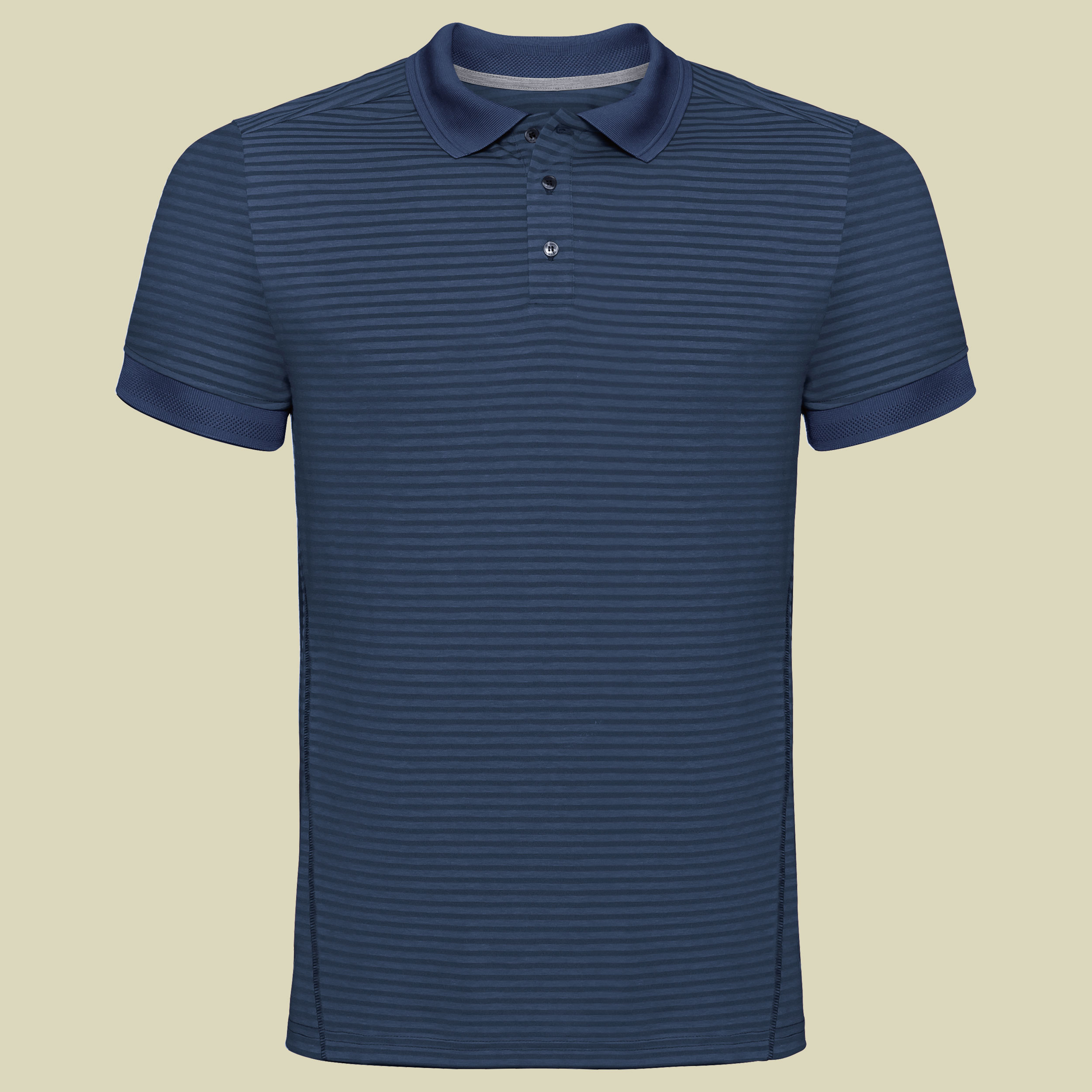 Polo s/s Nikko Dry men  Größe S Farbe diving navy-ensign blue stripes
