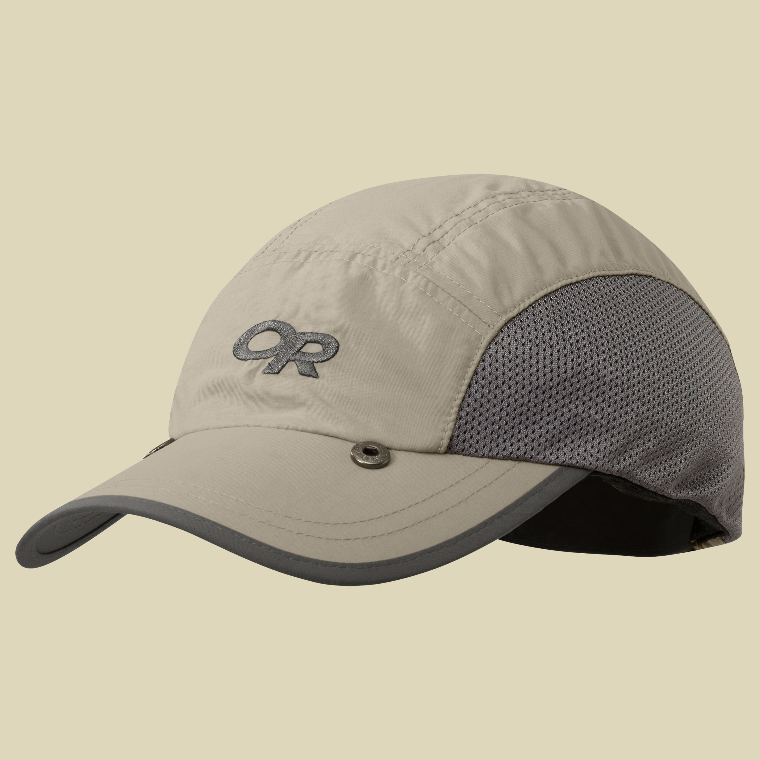 Sun Runner Cap Größe S Farbe khaki-dark grey