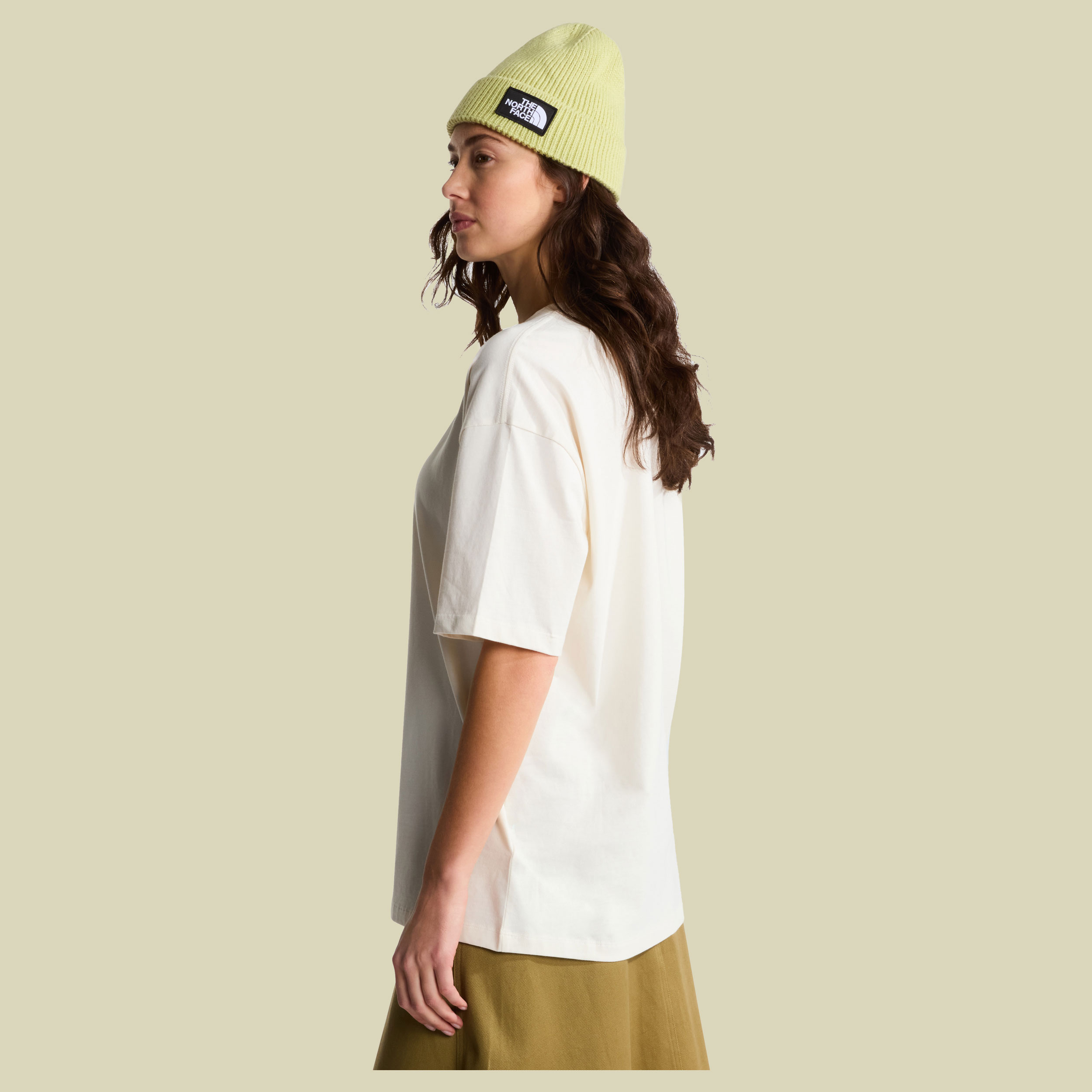 Simple Dome OS SS Tee Woman XS beige - Farbe white dune