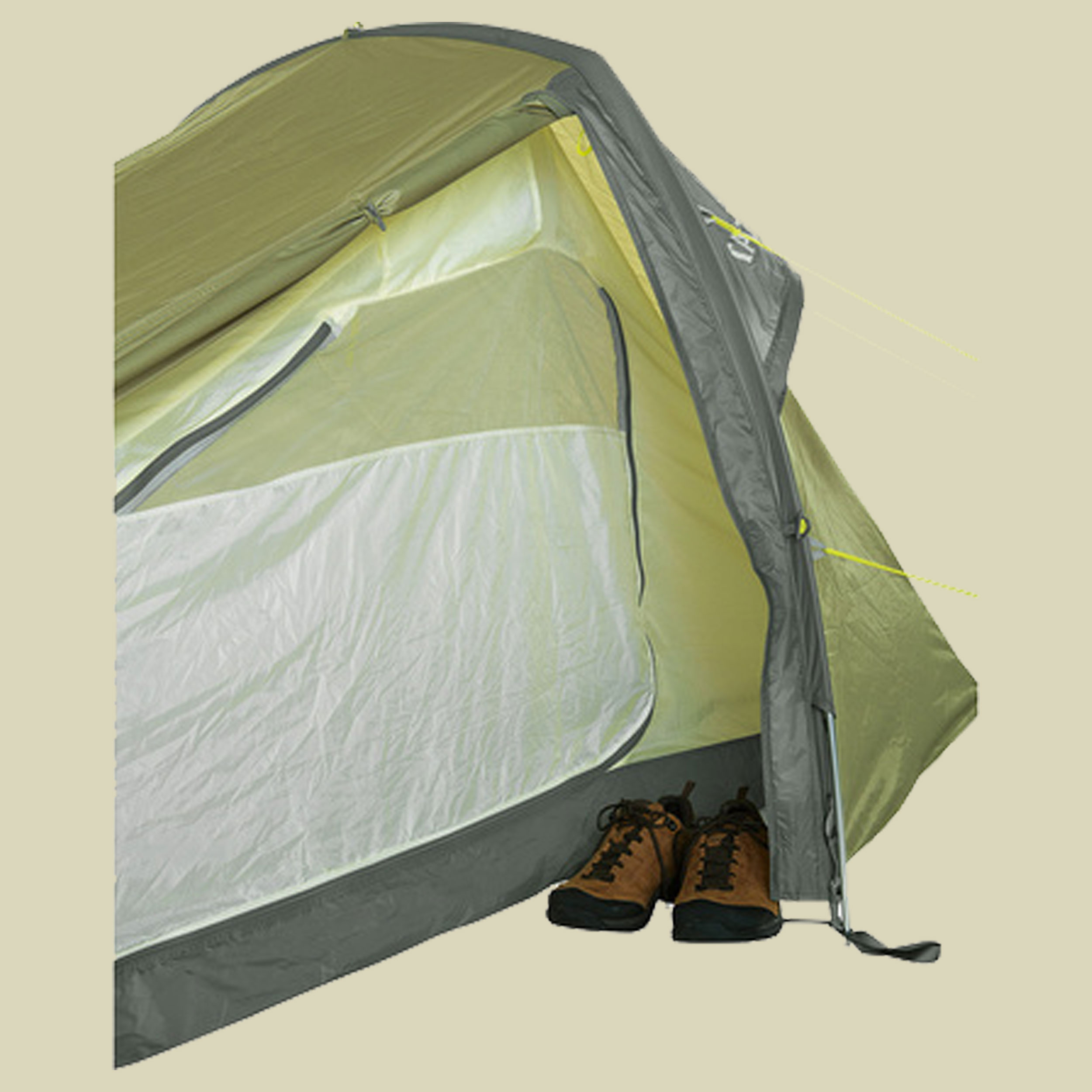 Koli 1-Personen-Tunnelzelt Farbe light olive