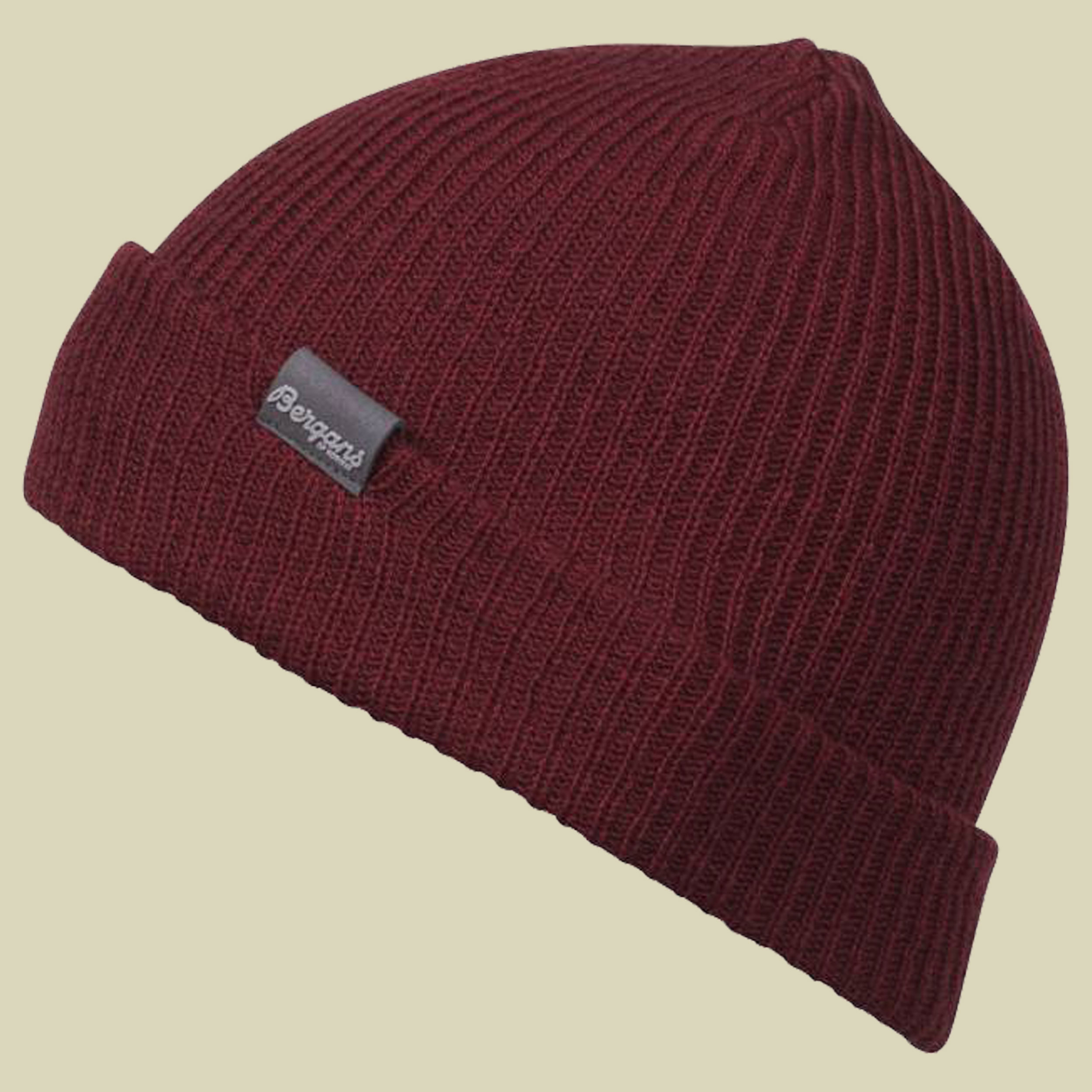 Rib Beanie Größe one size Farbe bordeaux-melange