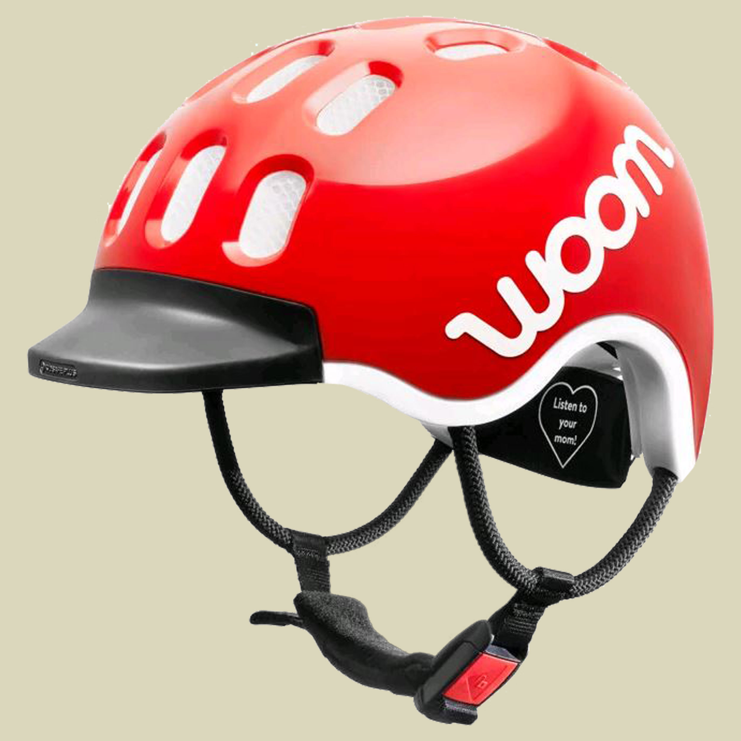 Kids Helm Größe M 53-56 cm Farbe woom red