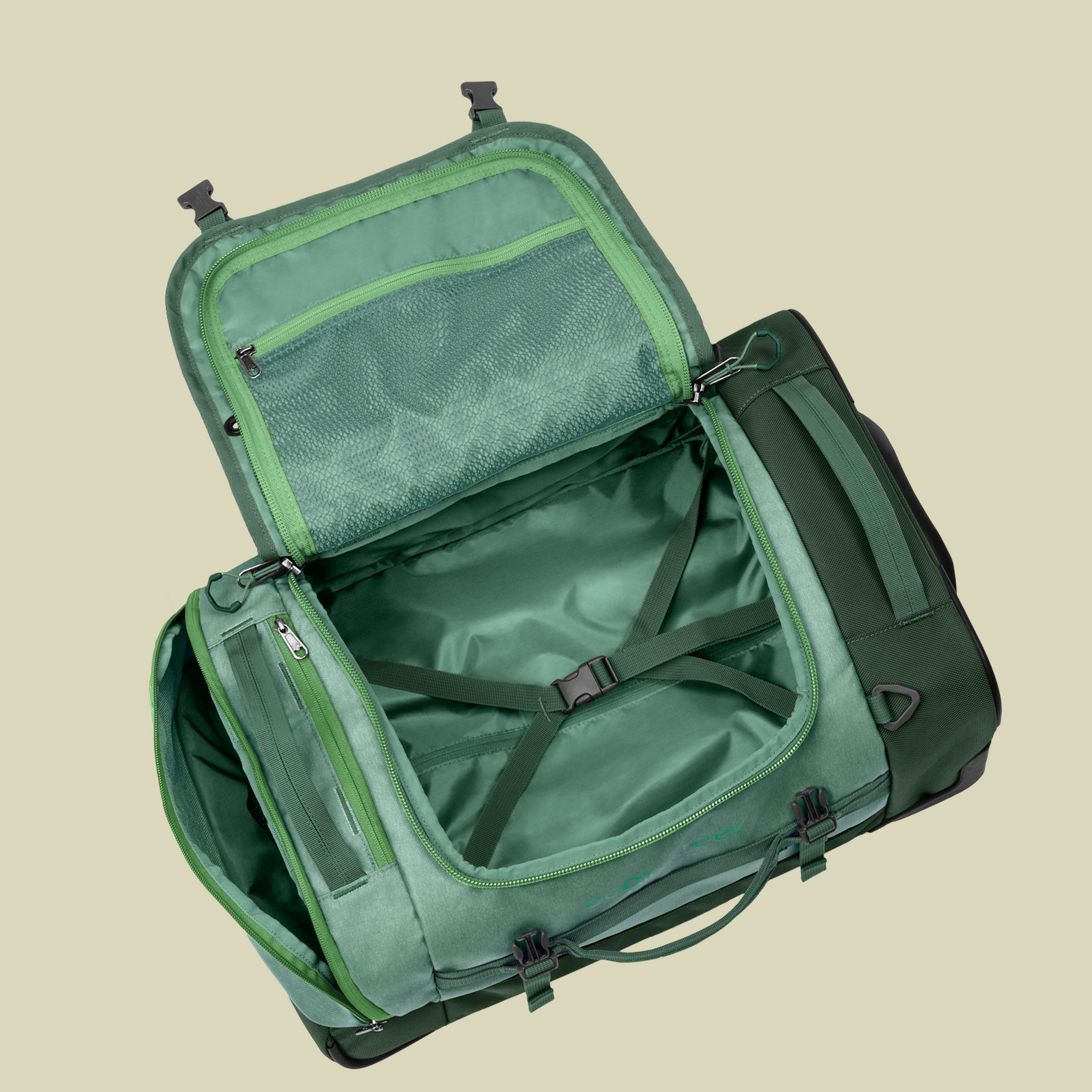 Cargo Hauler XT Wheeled Duffel International Carry On 36 grün - duck green