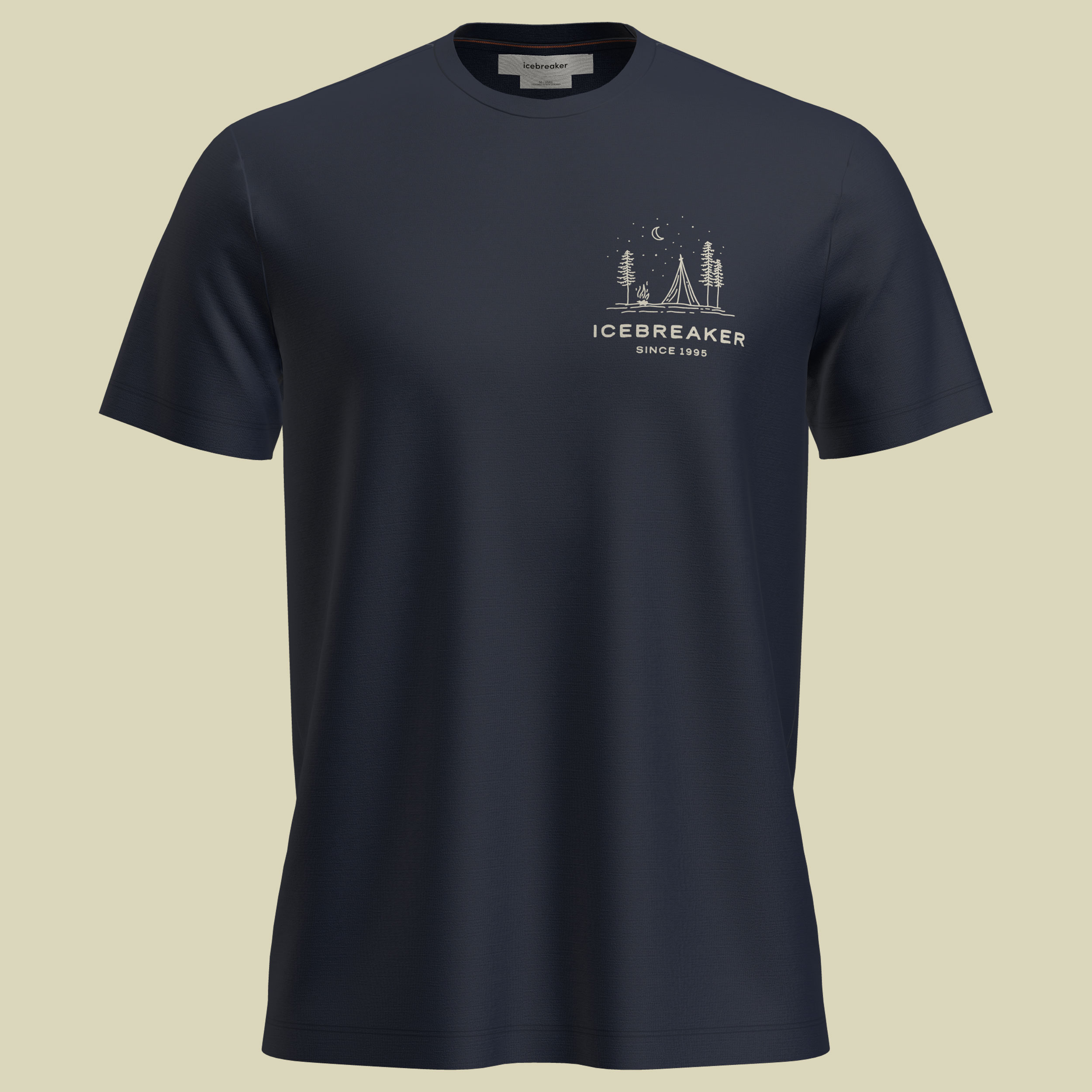 Merino 150 Tech Lite SS Tee Peaceful Pass M blau - midnight navy