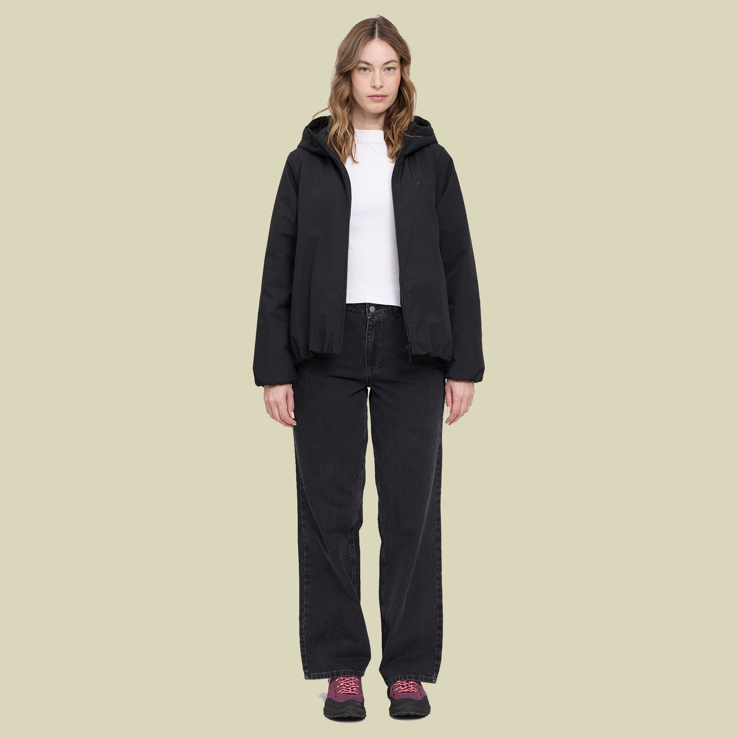 Basic Padded Jacket Women XS schwarz1 - black