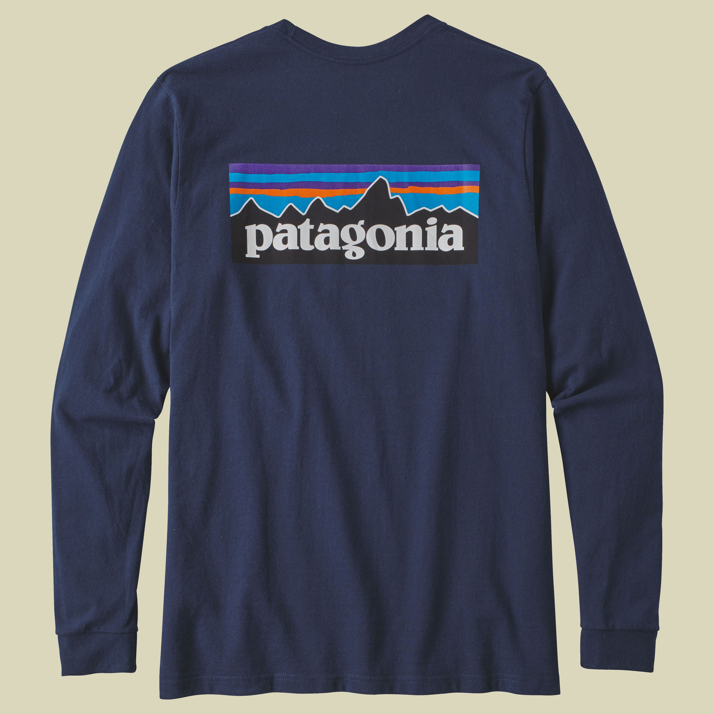 Long Sleeved P-6 Logo Responsibili-Tee Men Größe S Farbe classic navy