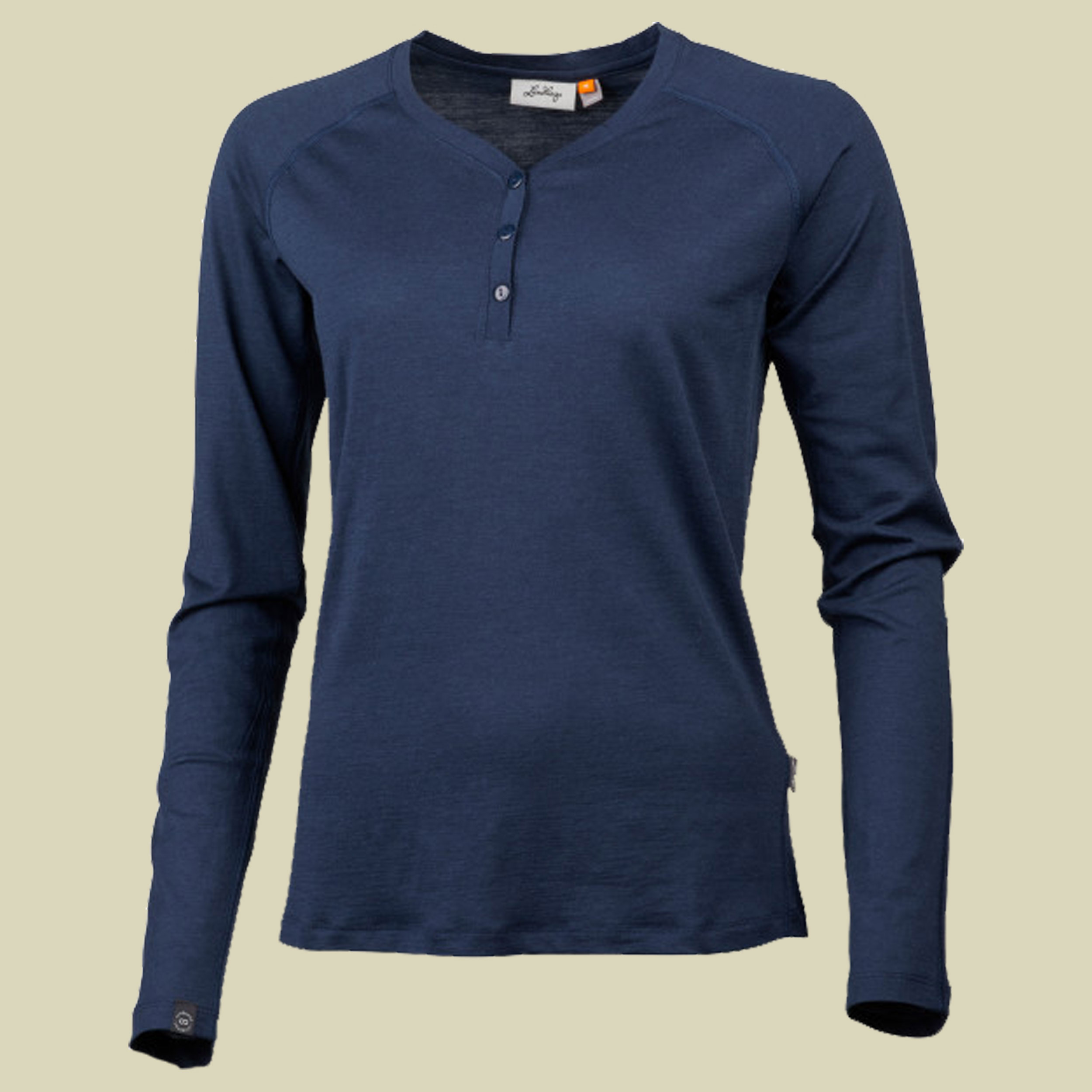 Gimmer Merino LT Henley Women Größe L  Farbe deep blue