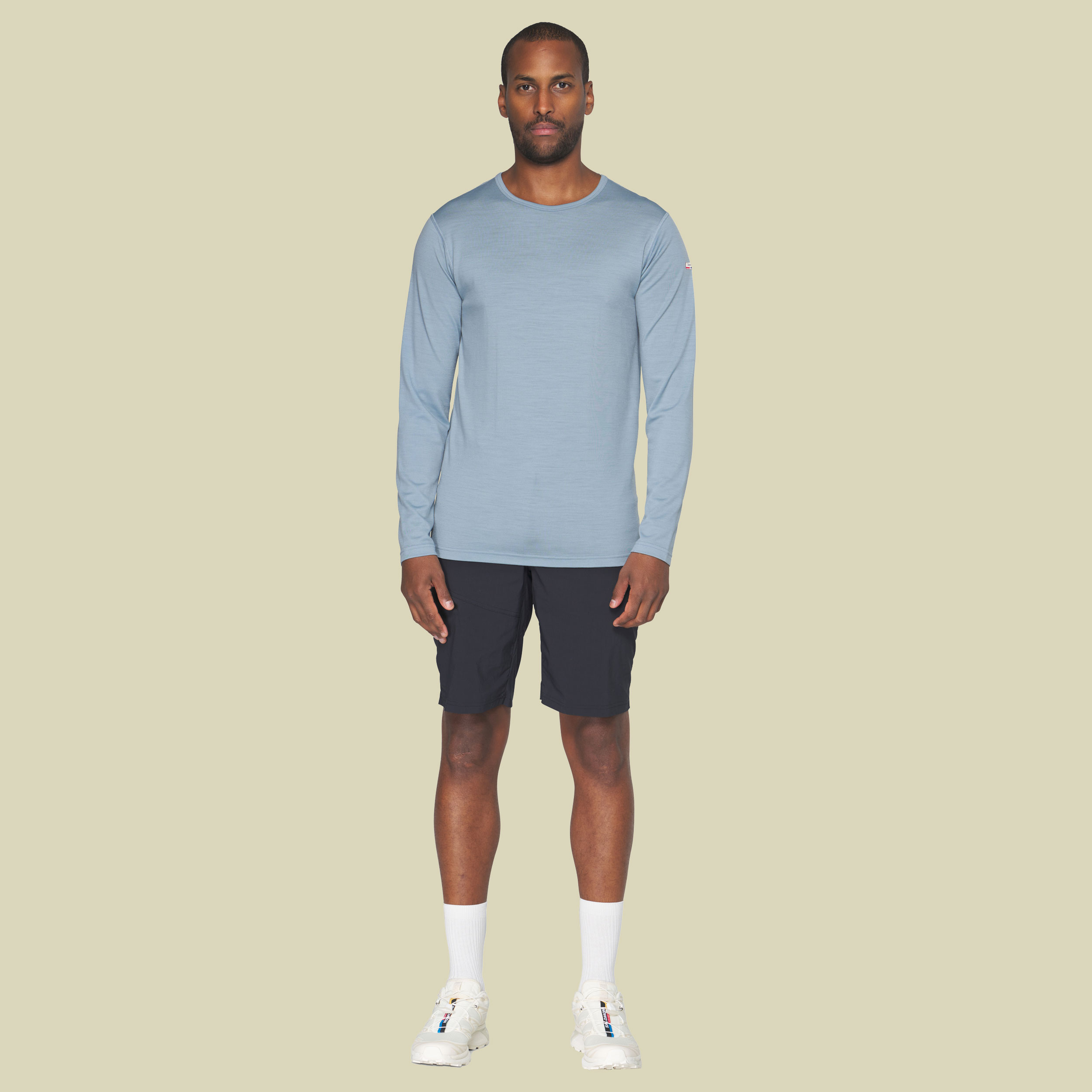 Breeze Plus Merino 200 Shirt Man XL blau I - polar