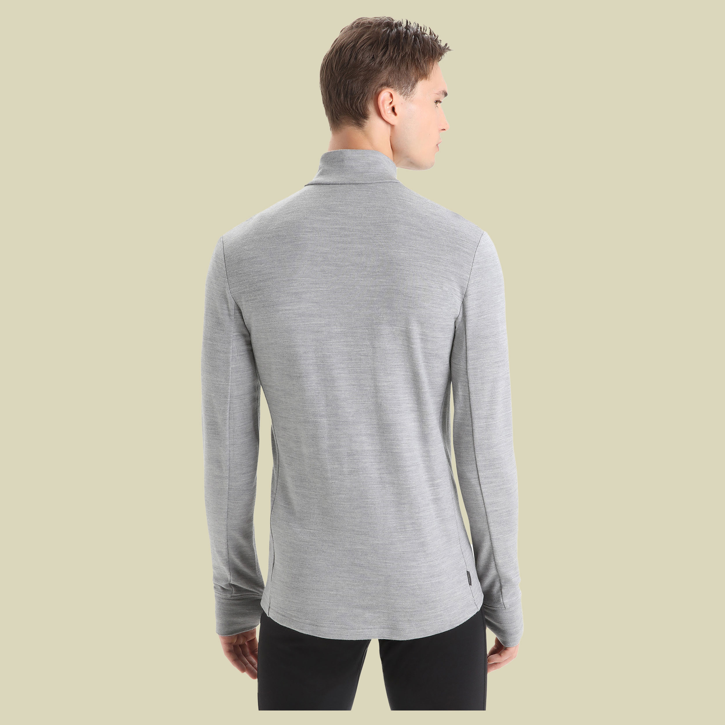 Quantum III LS Zip Men Größe L  Farbe metro heather/black