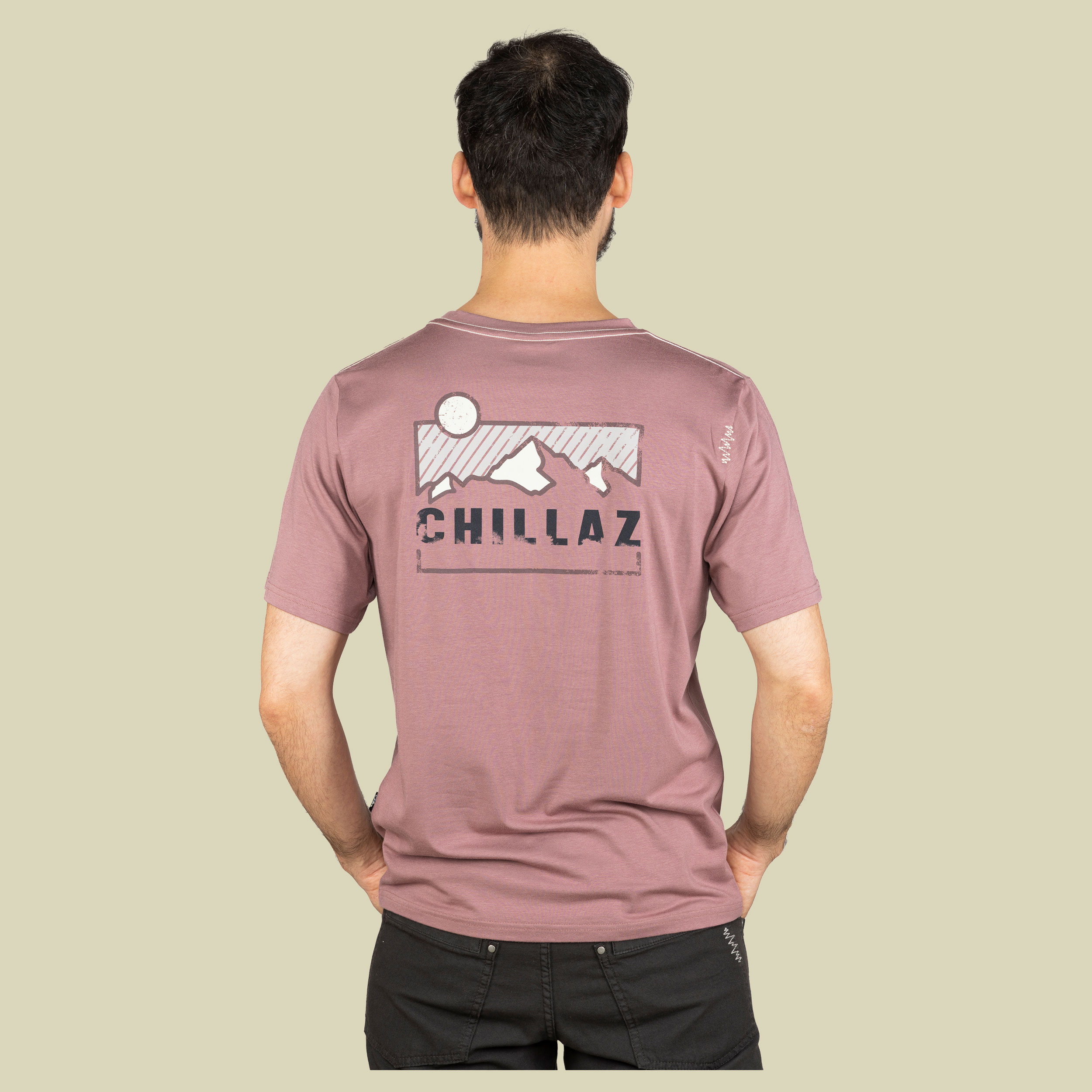 Bozen Mountain Logo Men XXL rosa- Farbe wine