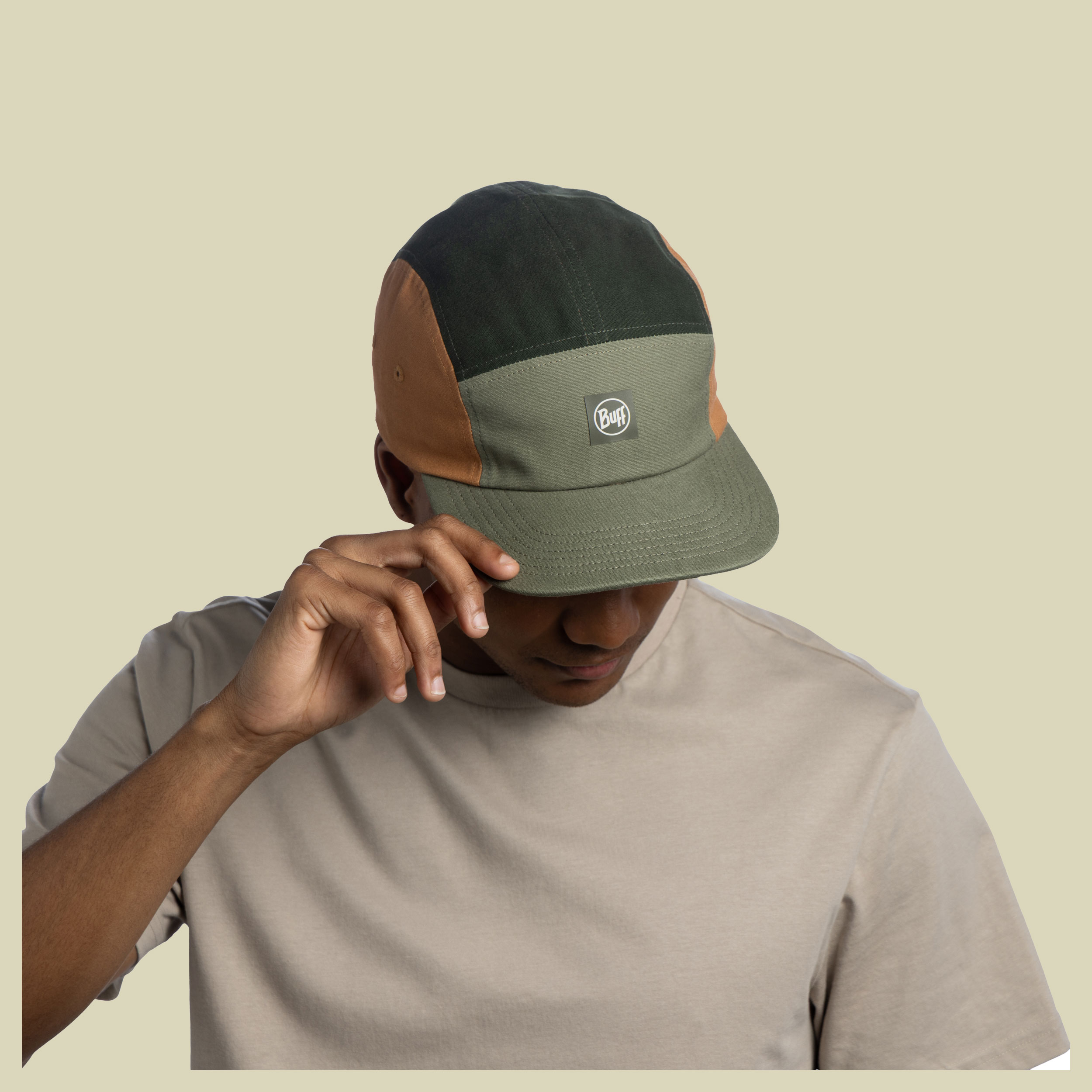 5 Panel Venture Cap one size grün - allvin khaki