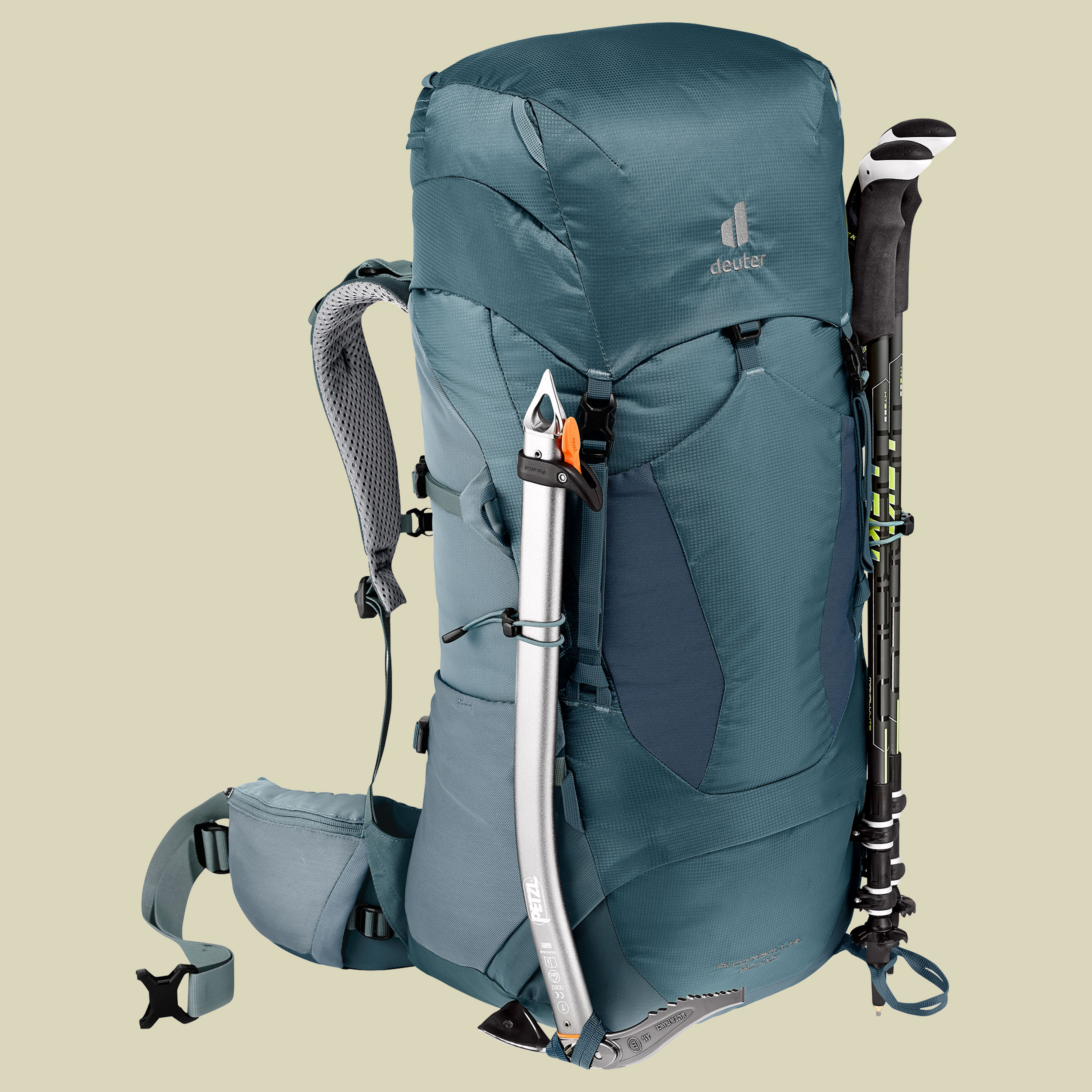 Aircontact Lite 50 + 10 Volumen 50 L + 10 L Farbe arctic-teal