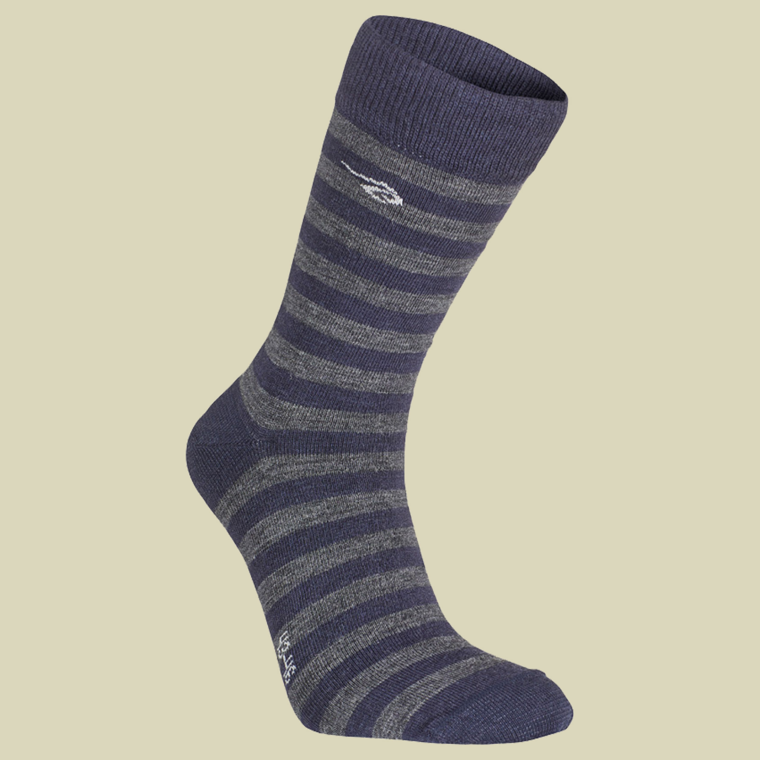 Wool Sock Stripe Unisex Größe 43-46 Farbe light navy