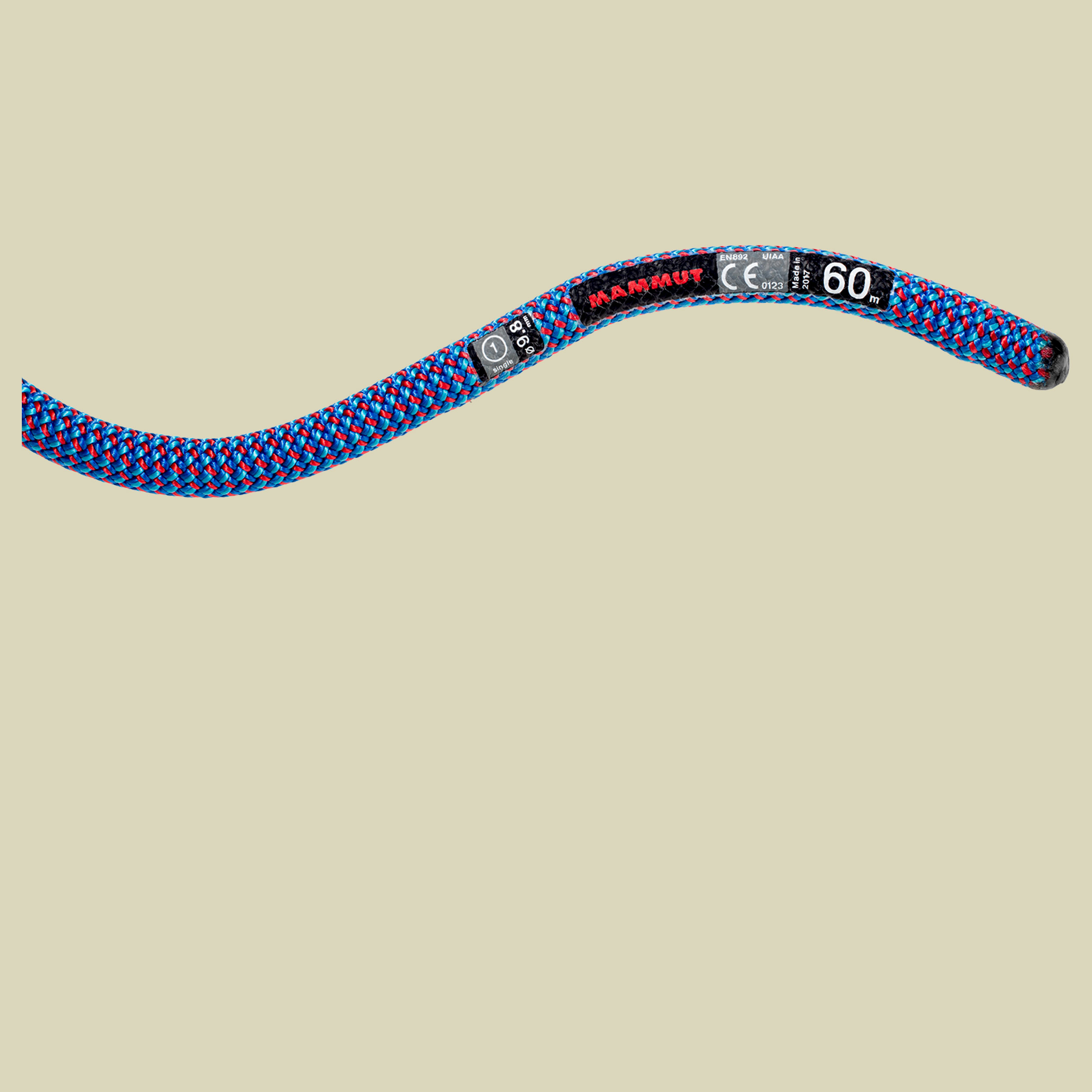 9.8 Eternity DRY Standard Länge 60 m Farbe ocean-fire