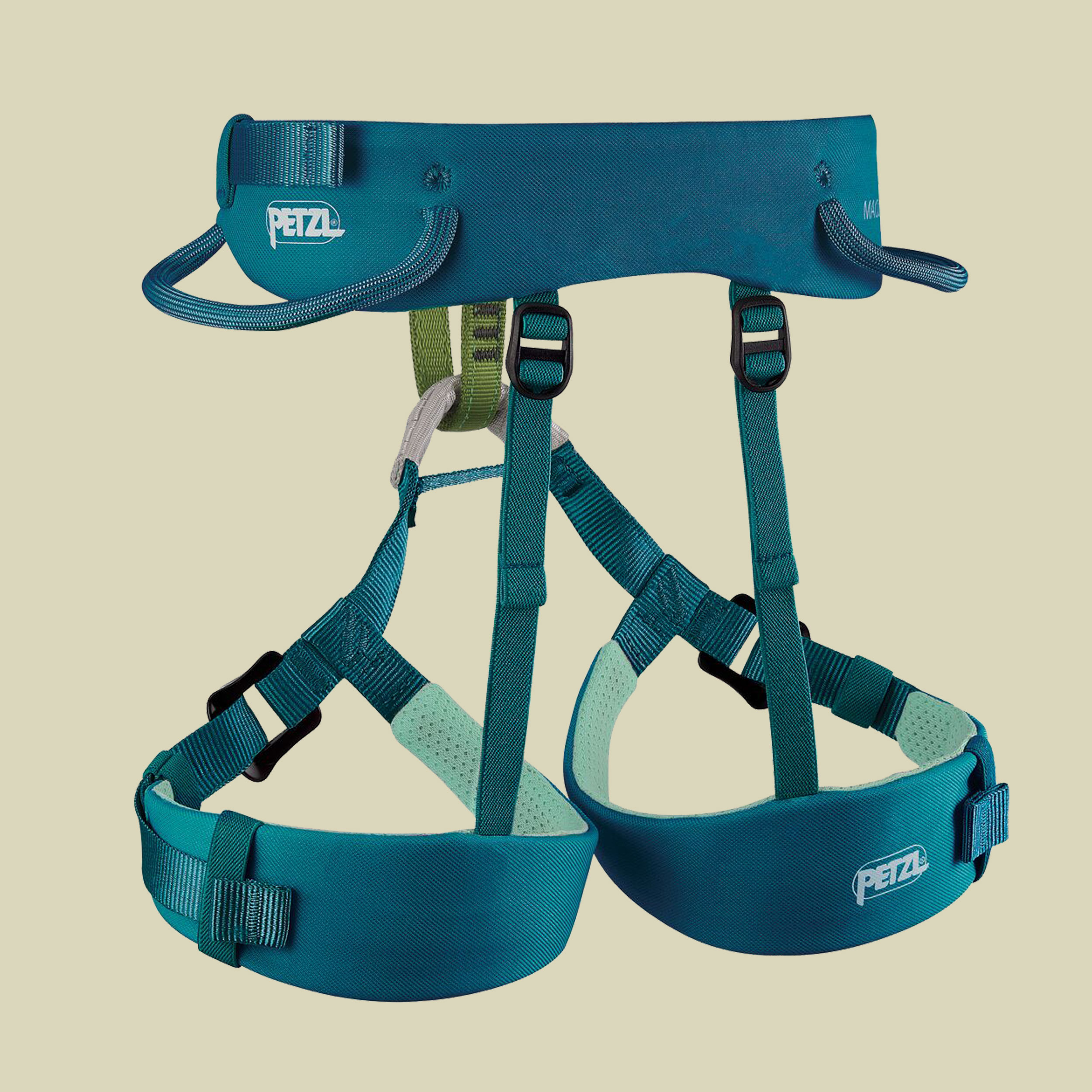 Macchu Kinderklettergurt one size blau - atlantic blue