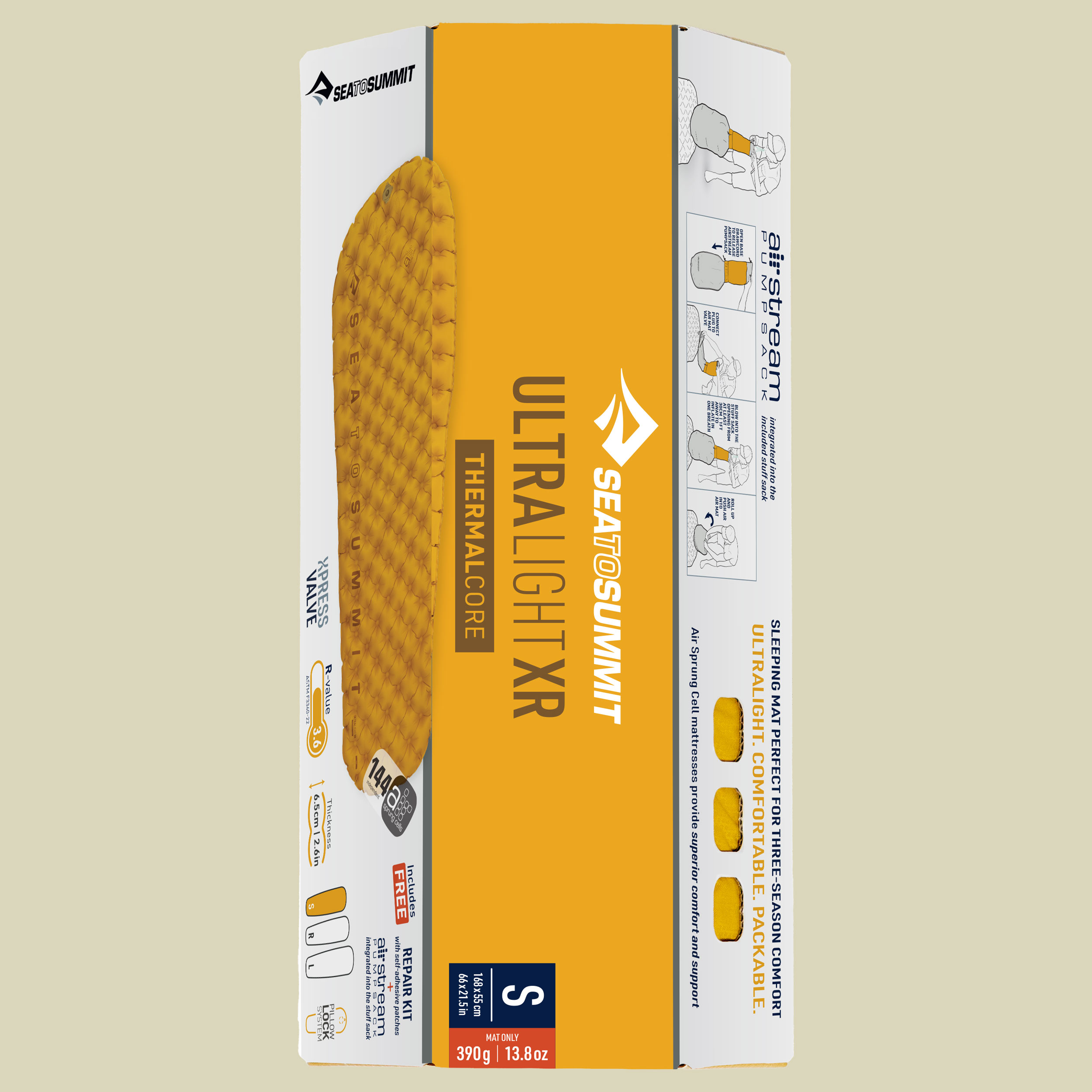 Ultralight XR Insulated Mat large gelb - Farbe arrowwood