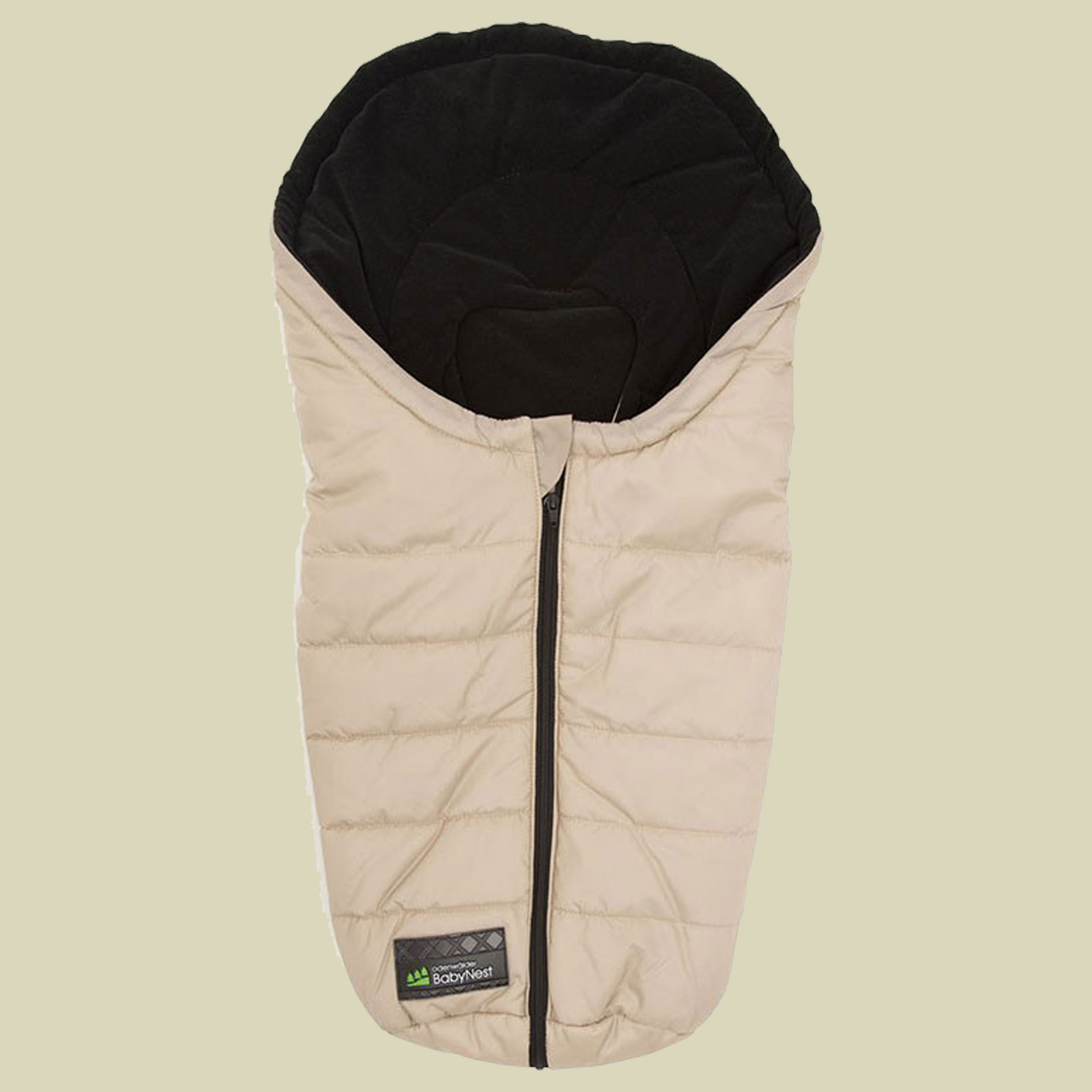 Winterfußsack Baby für Babysitz Farbe taupe