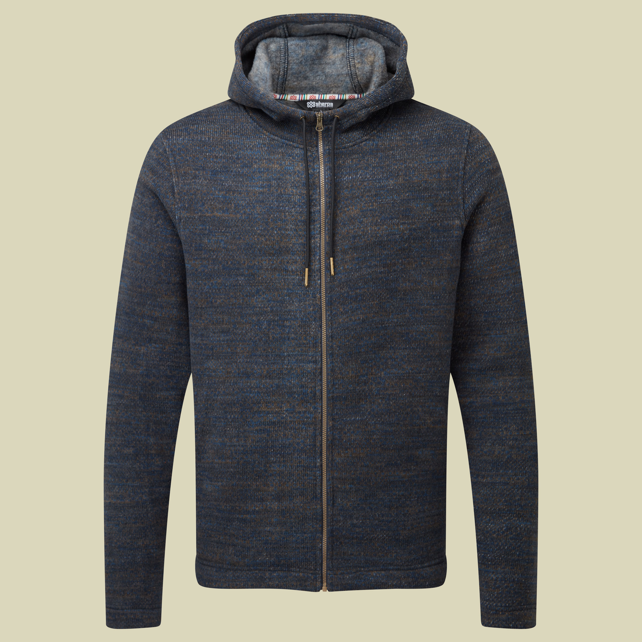 Lumbini Full Zip Hoodie Men Größe S Farbe rathee blue texture