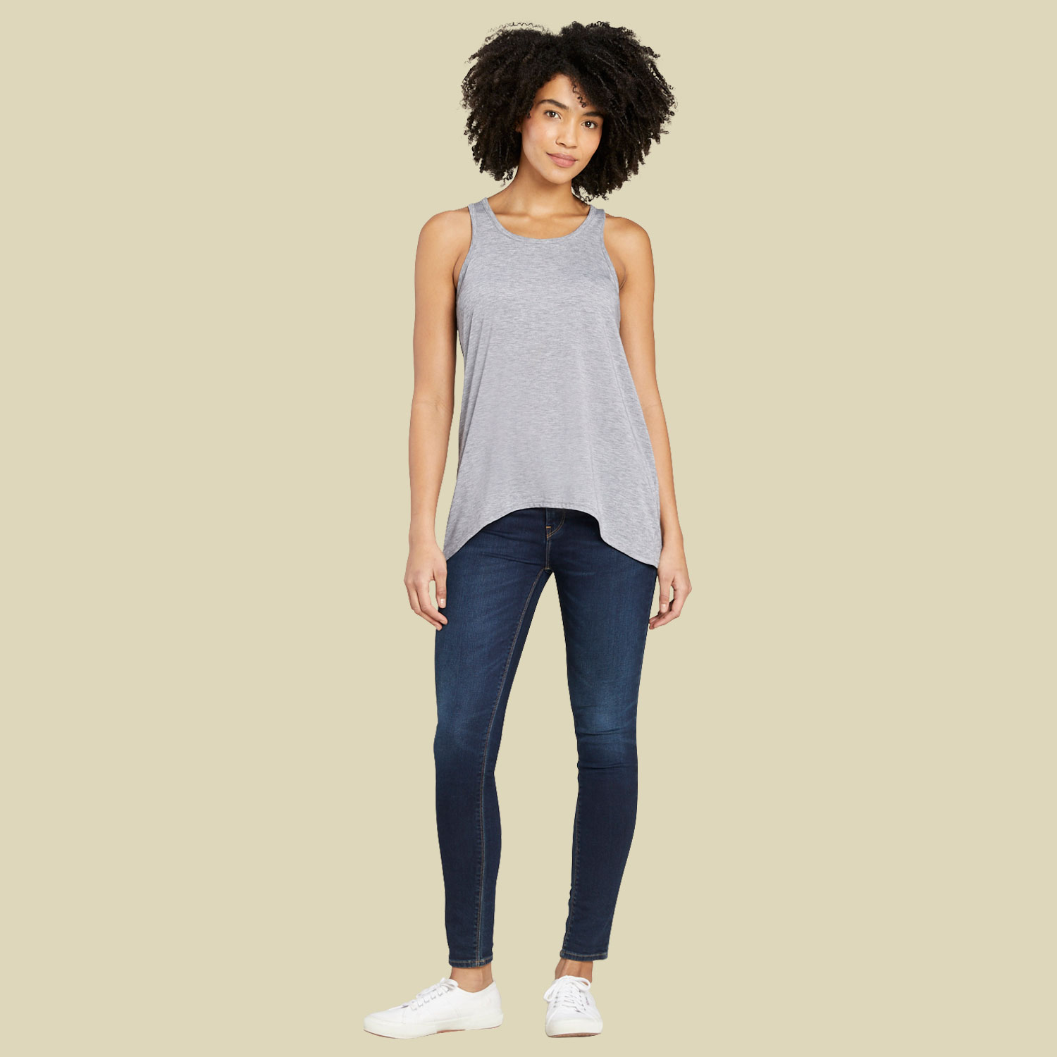 Asha Tank Women Größe L  Farbe kharani grey