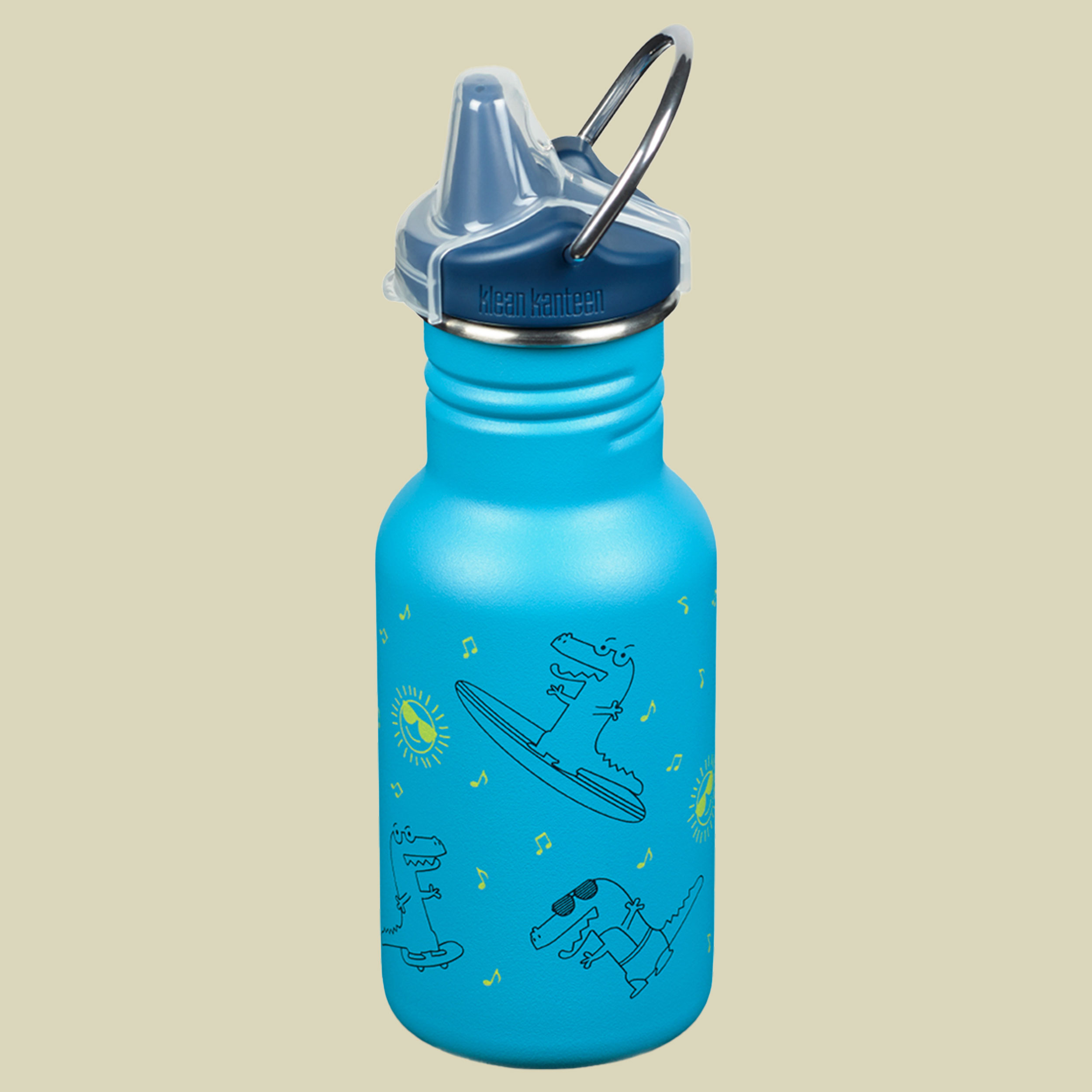 Kid Kanteen Classic Narrow mit Sippy Cap Volumen 355 Farbe gators