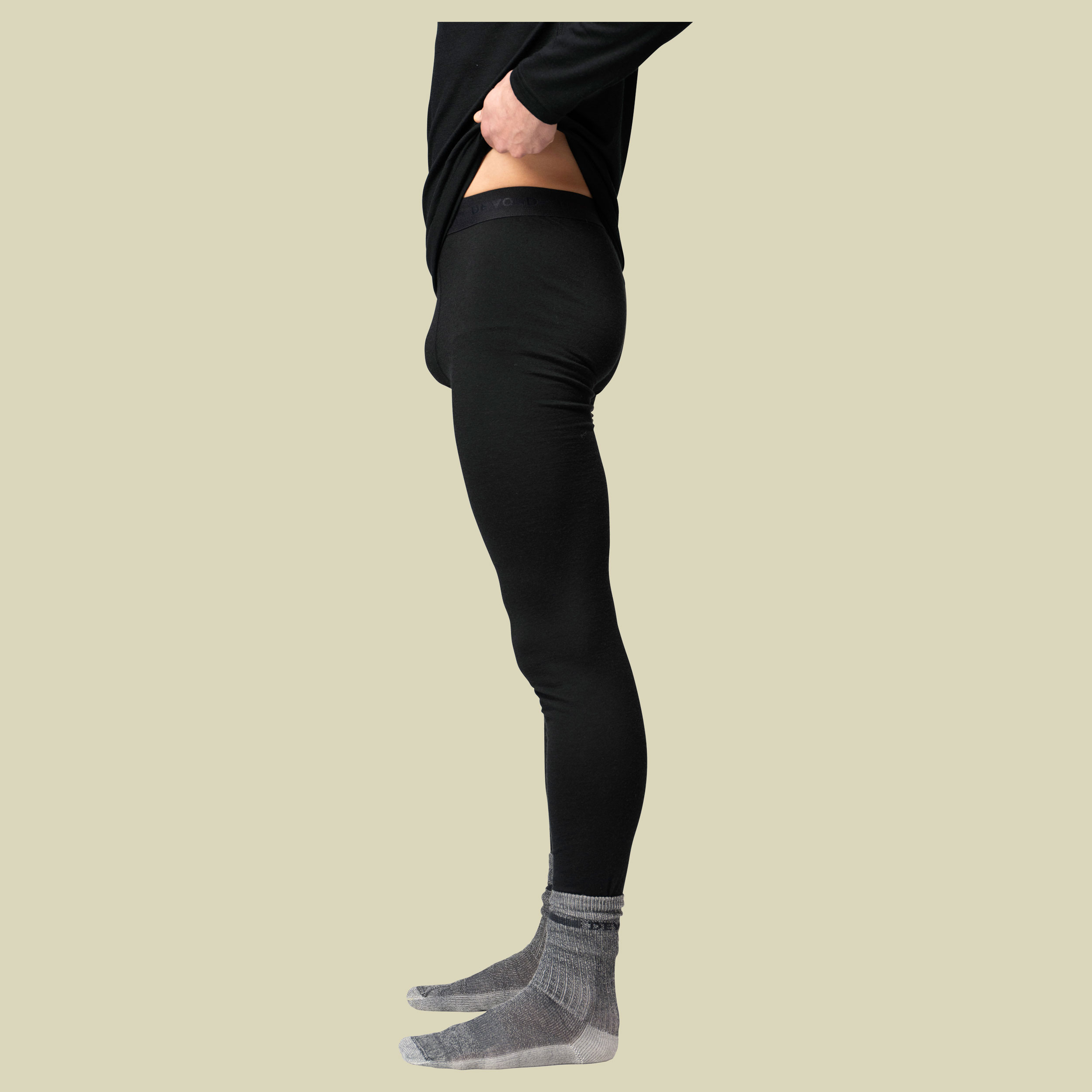 Breeze Plus Merino 200 Longs Men XXL schwarz - black