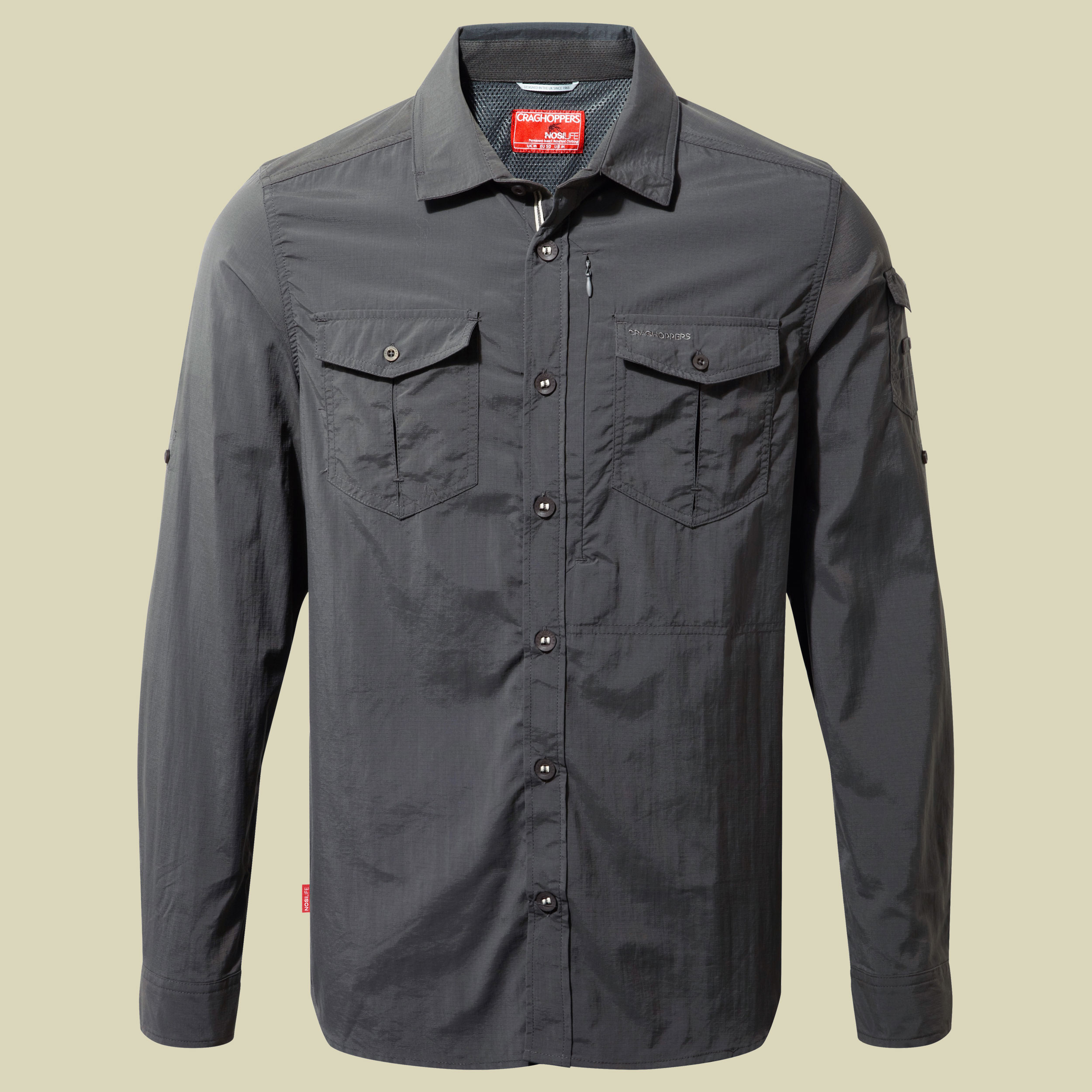 NosiLife Adventure LS Men Größe S Farbe black pepper