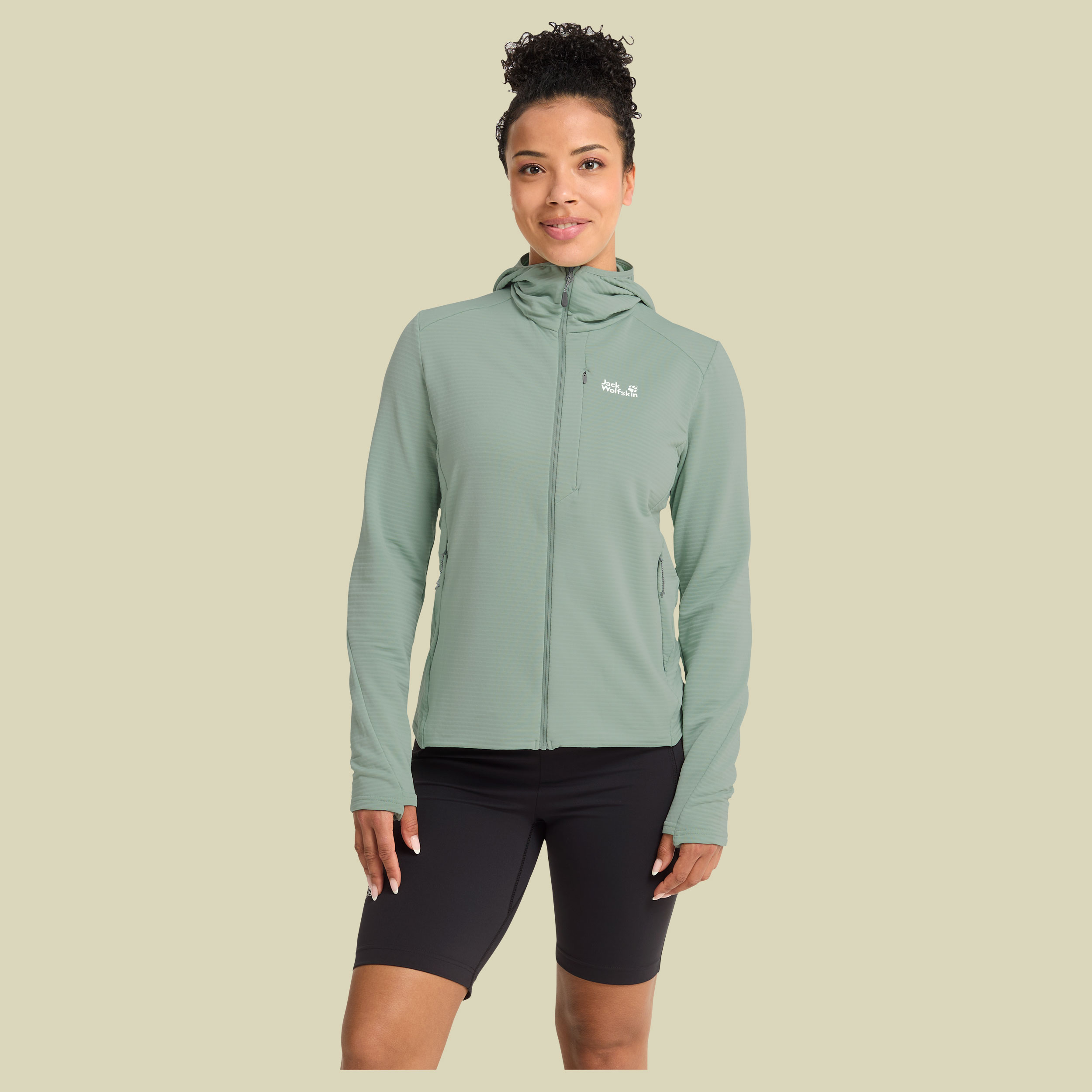 Litestride Hooded FZ Jacket Women XL grün - green zinnia