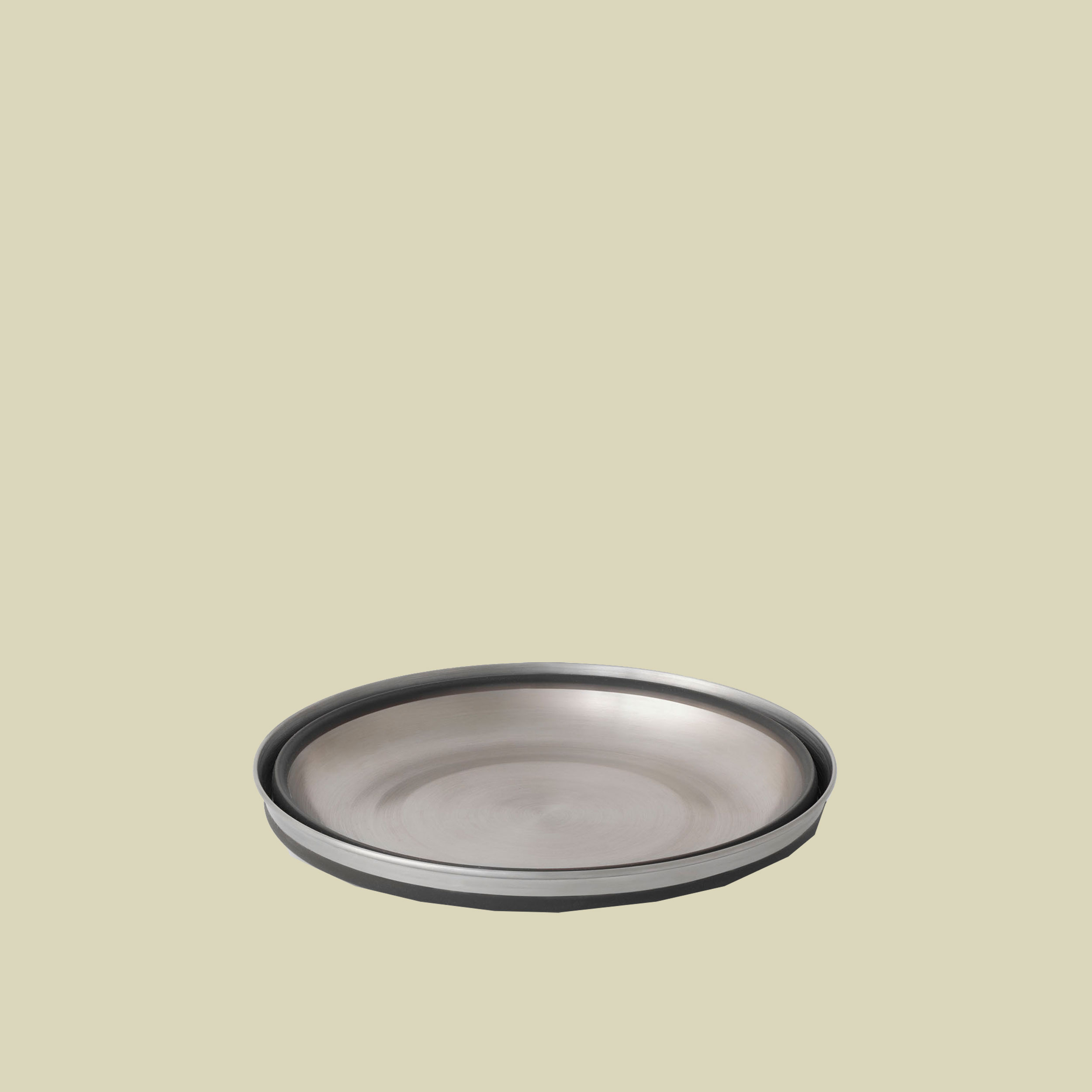 Detour Stainless Steel Collapsible Bowl M grau - Farbe beluga grey