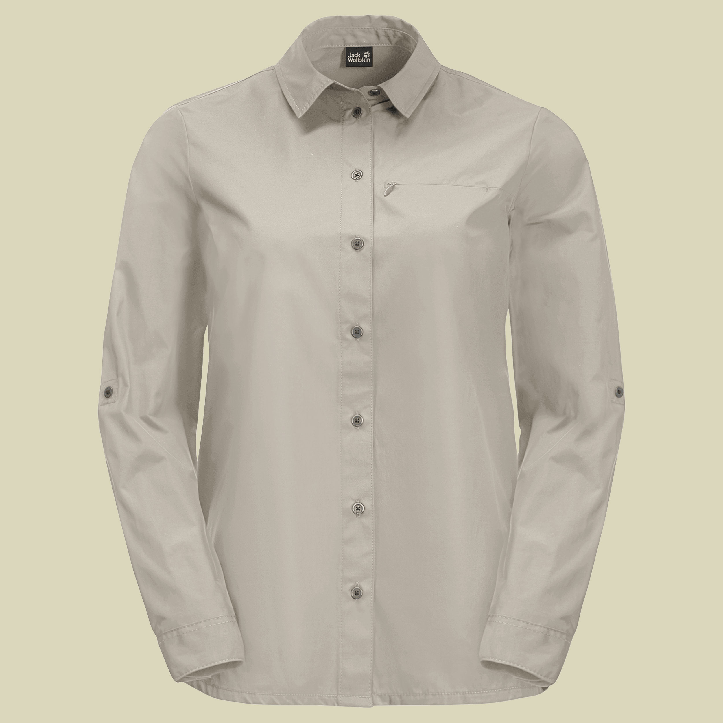 Lakeside Roll-Up Shirt Women Größe L  Farbe dusty grey