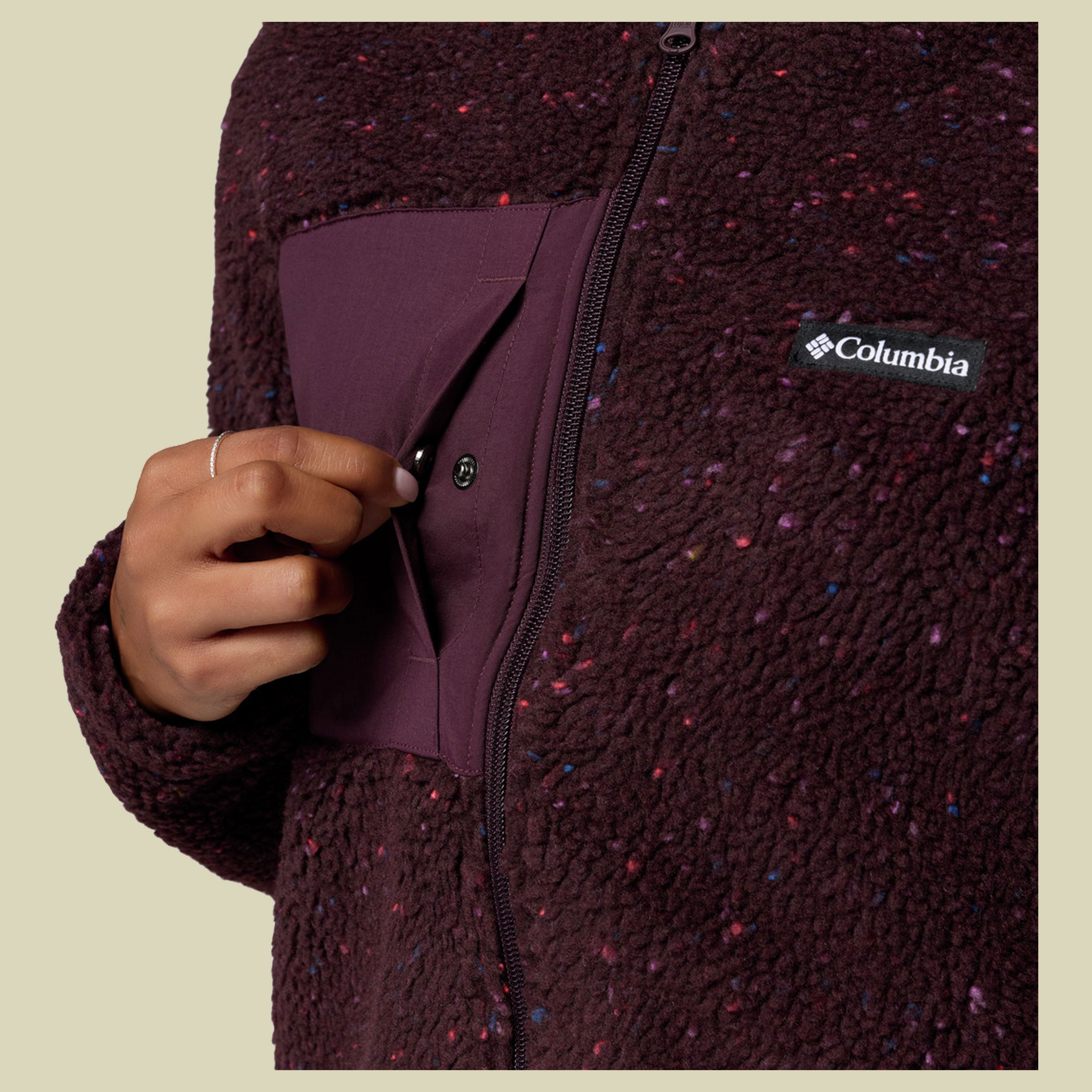Stellar Path Fleece Bomber Full Zip Women S lila - moonvista